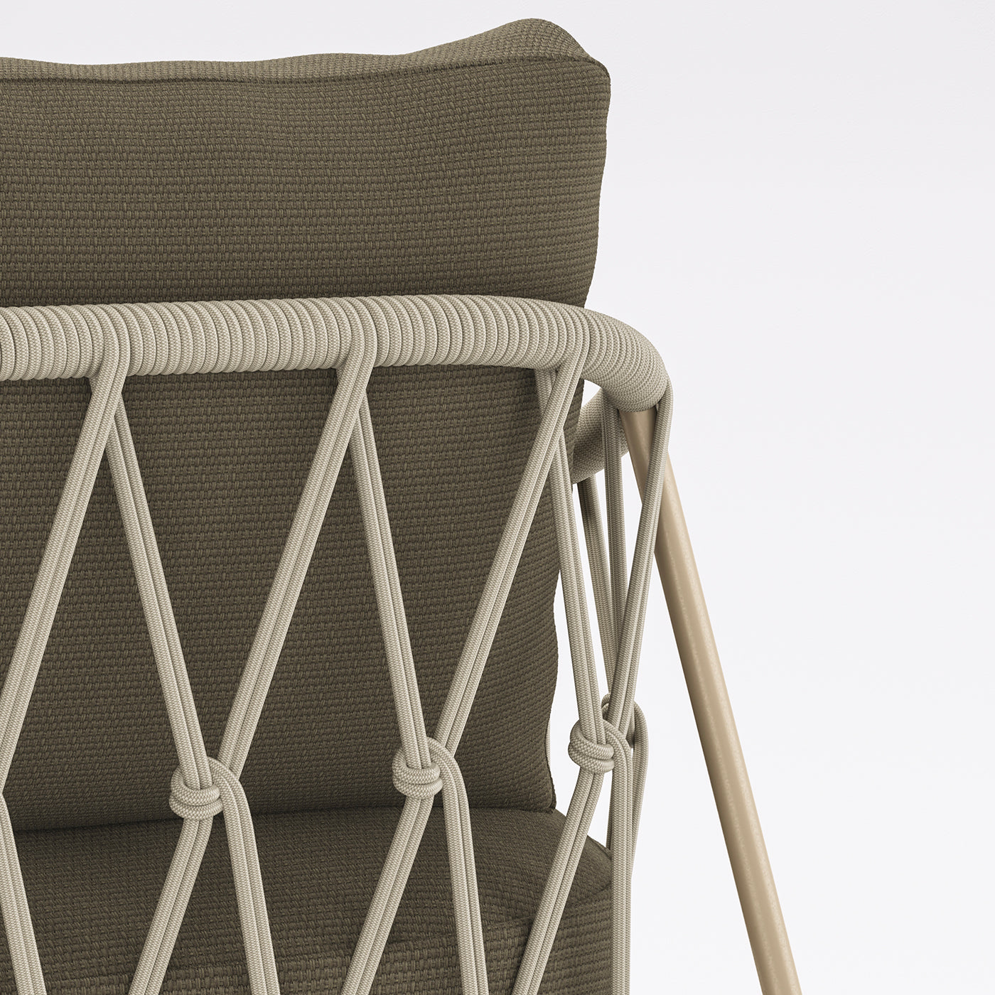 Scala Large Beige Outdoor Armchair by Marco Piva - Alternative view 1