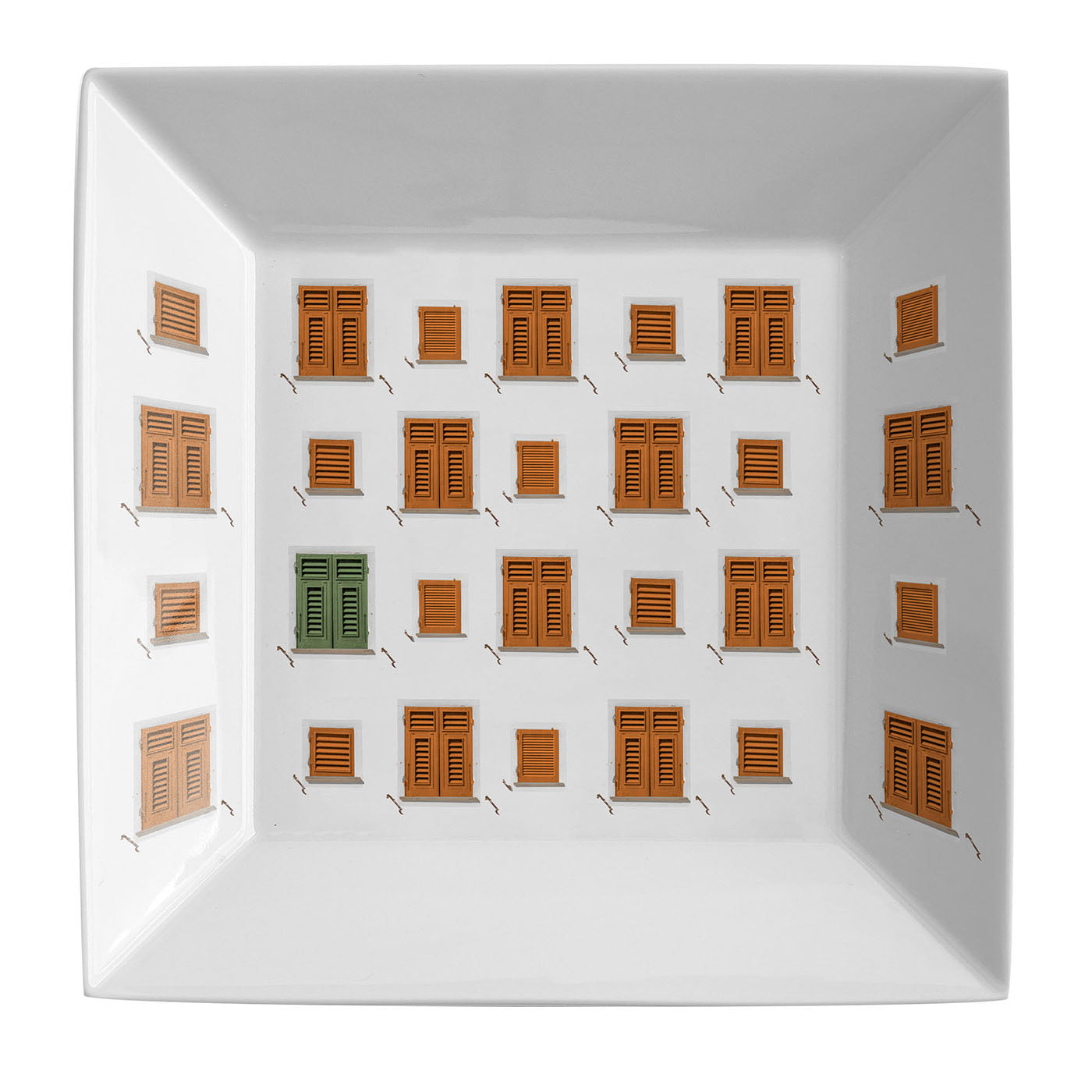 La Finestra Sul Cortile Kleine quadratische Porzellan-Videopoche #1 - Hauptansicht