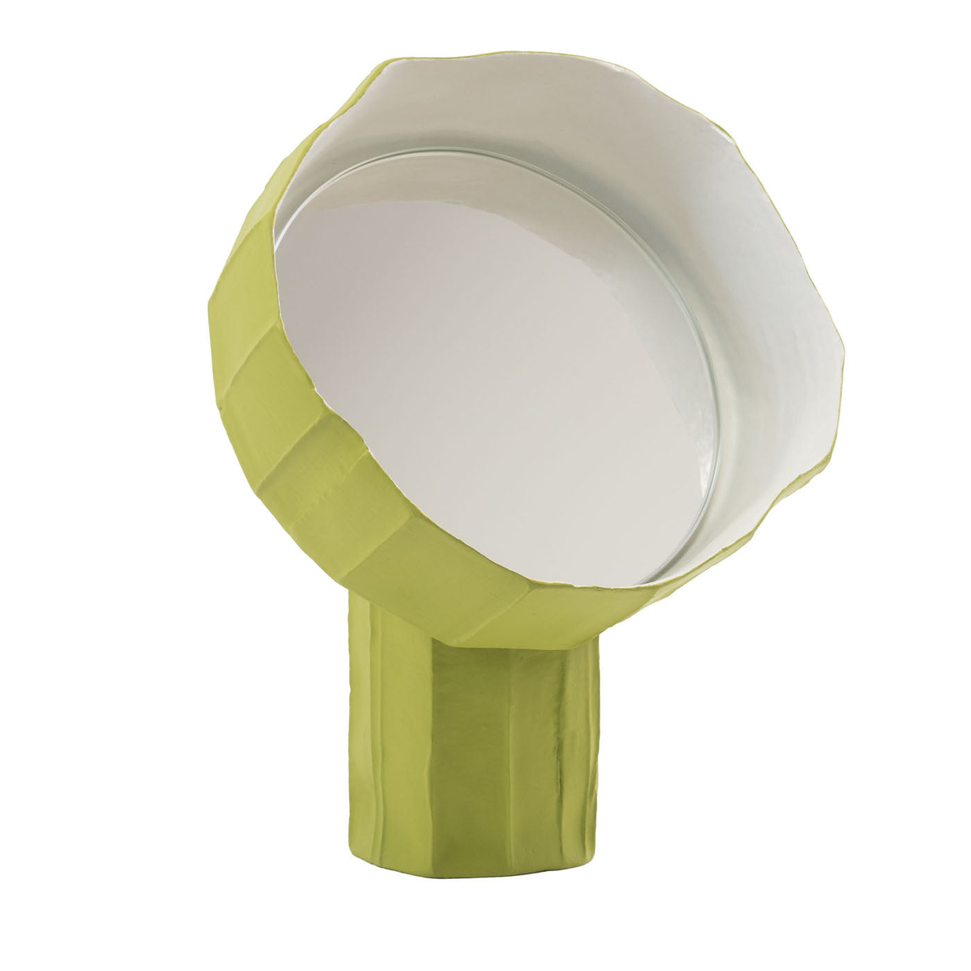 Girasole 20 Lime-Green Table Mirror by Paronetto and Botticelli - Main view