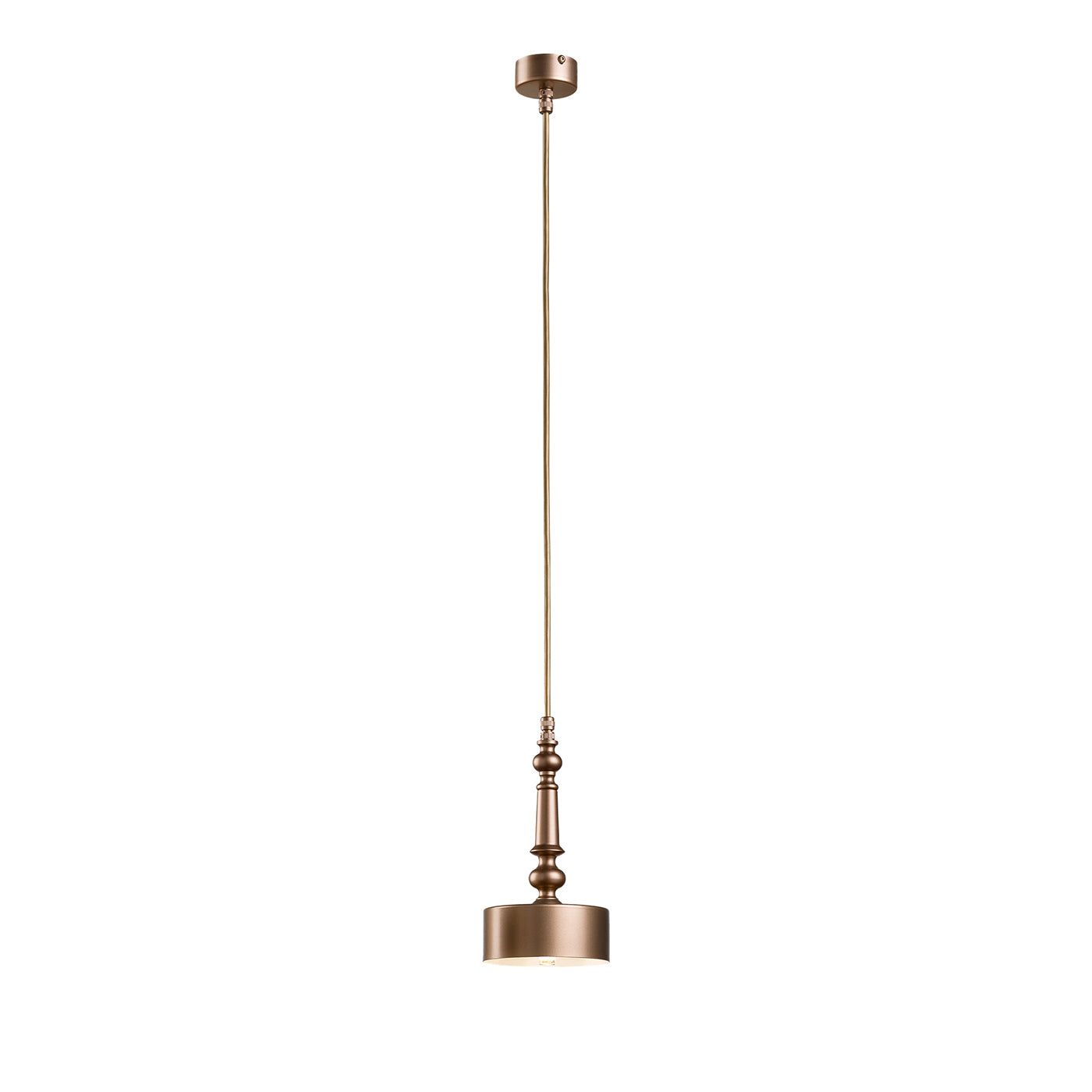 Bronze Finish Metal Pendant Lamp - Main view
