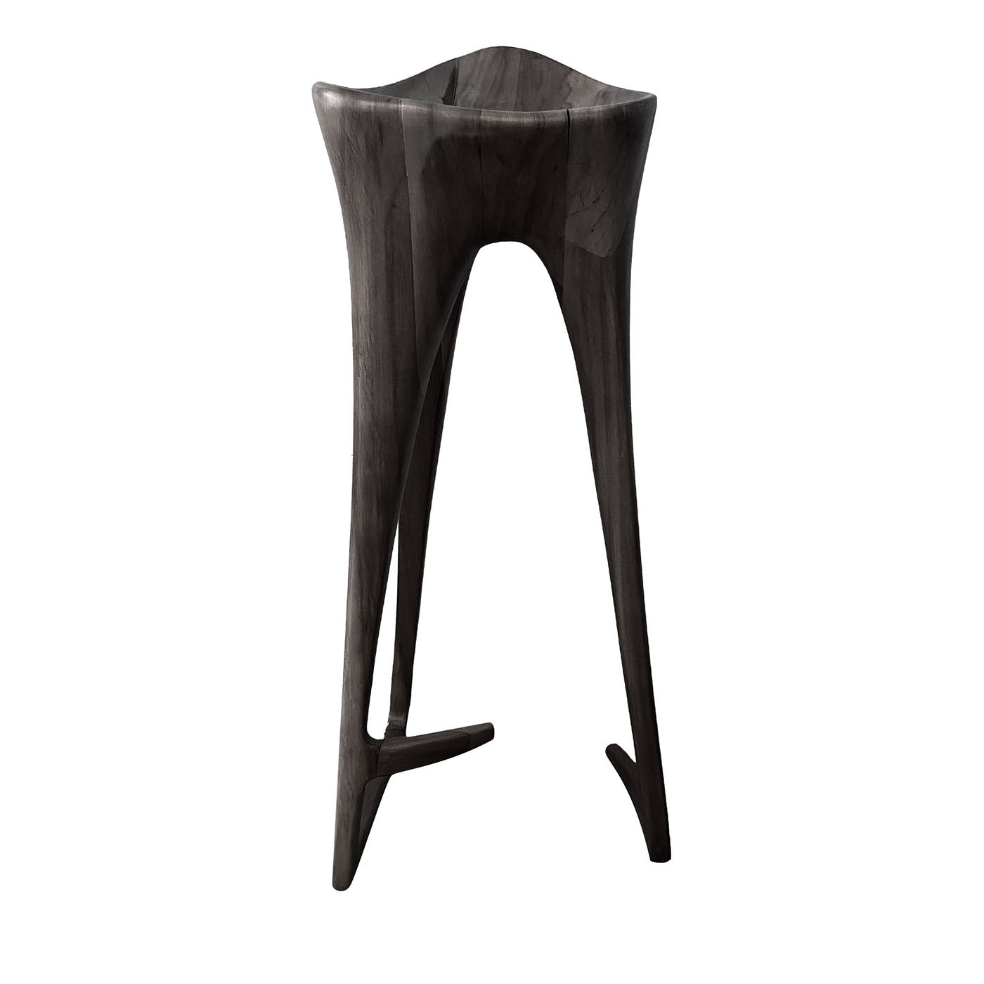 Betty Black-Finished Stool - Main view
