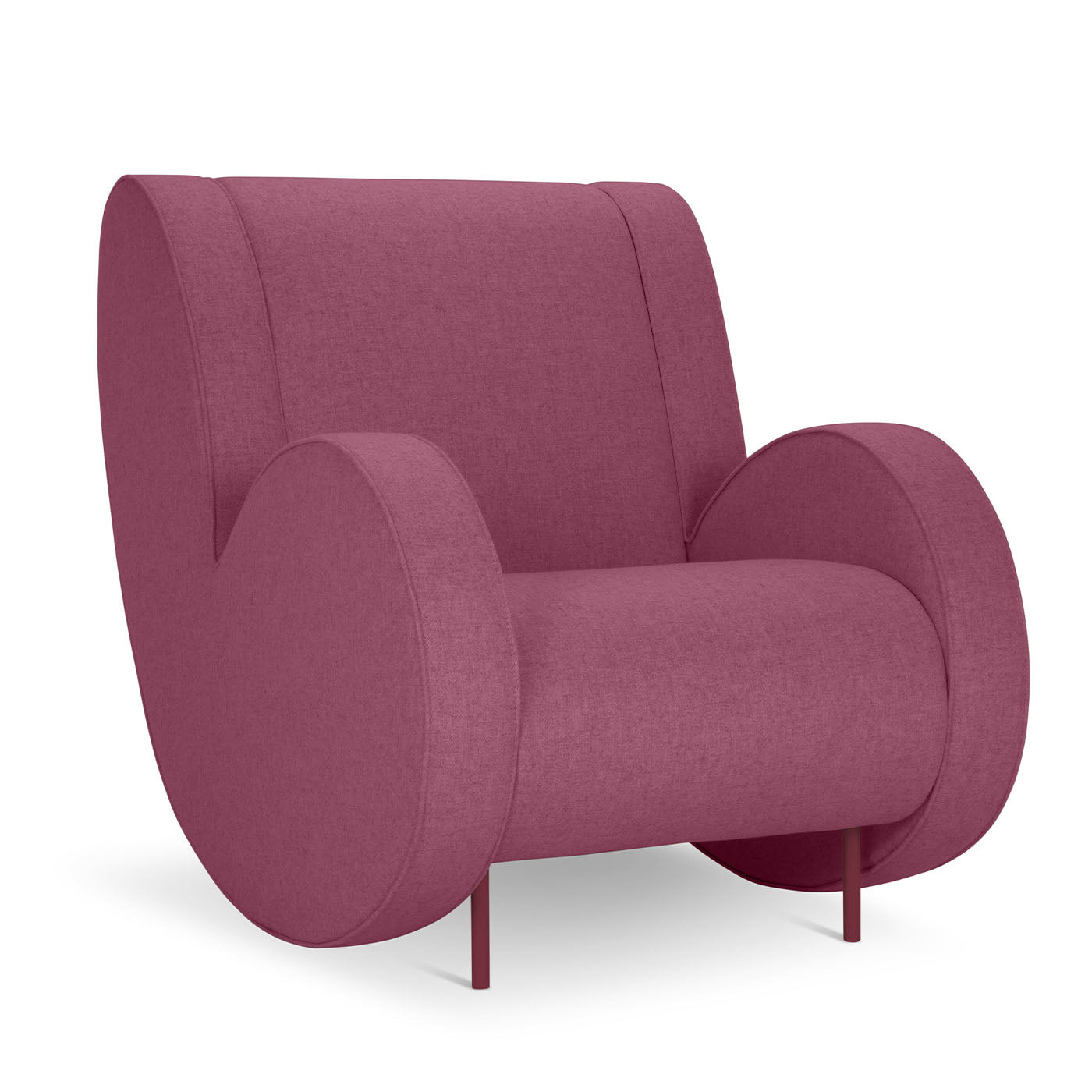 Ata Purple Armchair By Simone Micheli - Alternative view 1