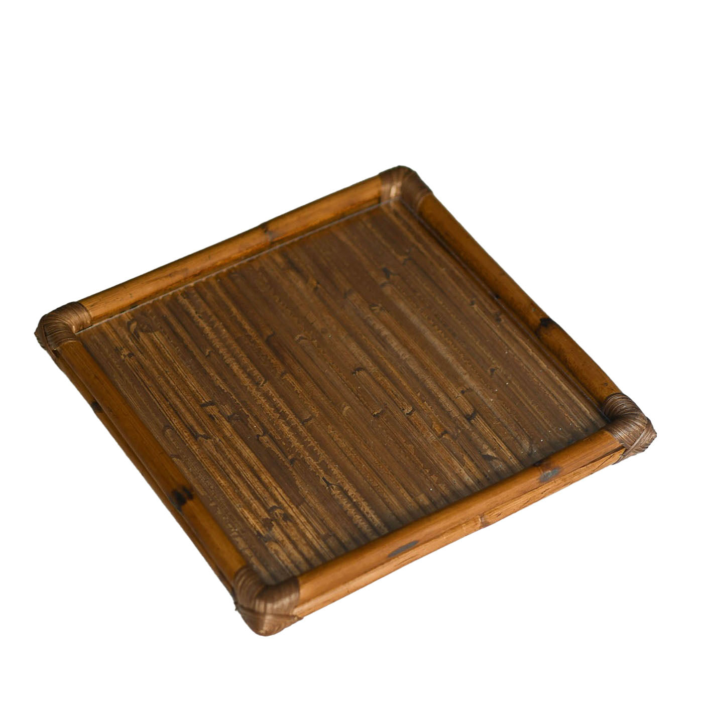 Quadratisches Bambus-Tablett - Hauptansicht
