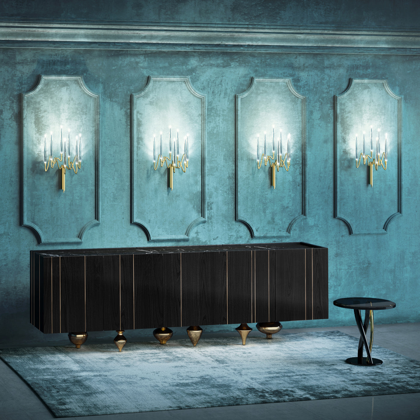 Il Pezzo 1  Black Credenza - Alternative view 5