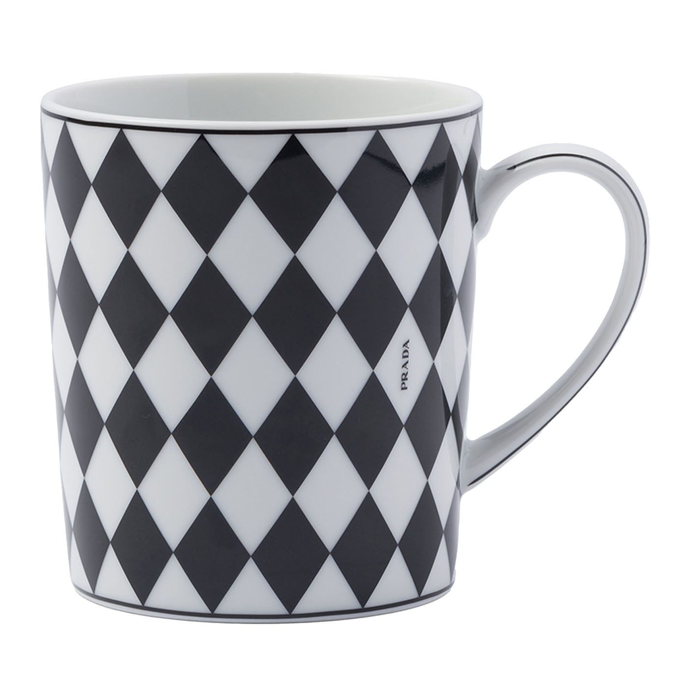 Checkerboard Porcelain Mug - Main view