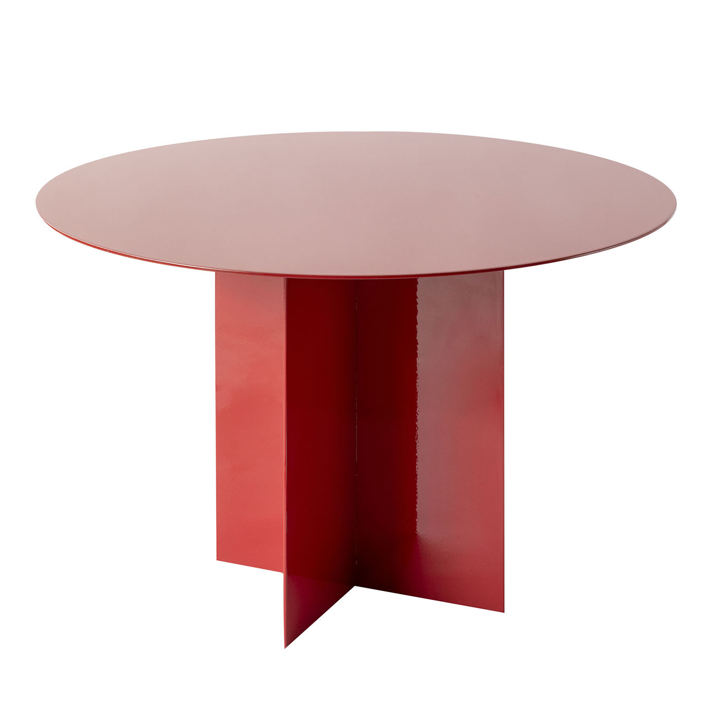Tavolino rosso grande Across  - Vista principale
