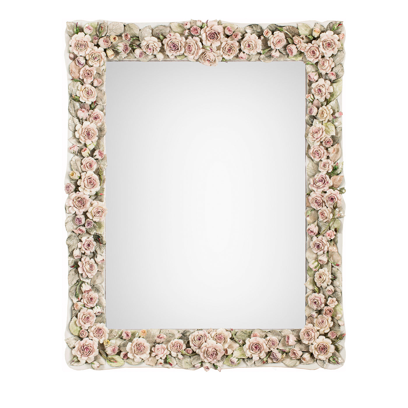 Rose Fiorite Rectangular Mirror - Main view