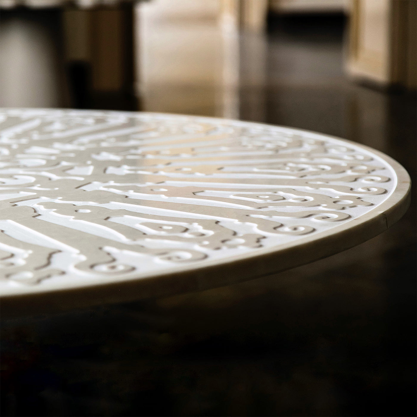 Aragona Pearl White marble Coffee table by Roberto Semprini - Alternative view 2
