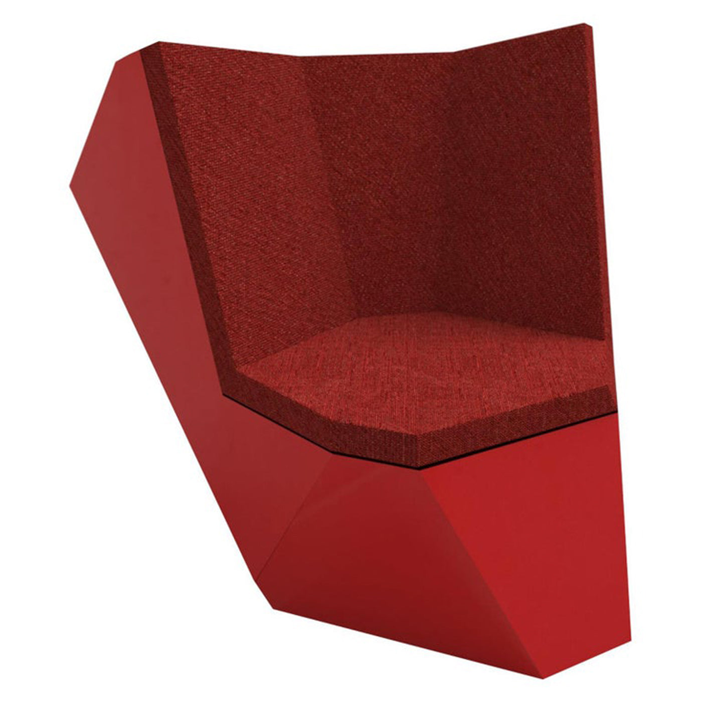 21st Century Red Rolling Stone Armchair - Alternative view 3