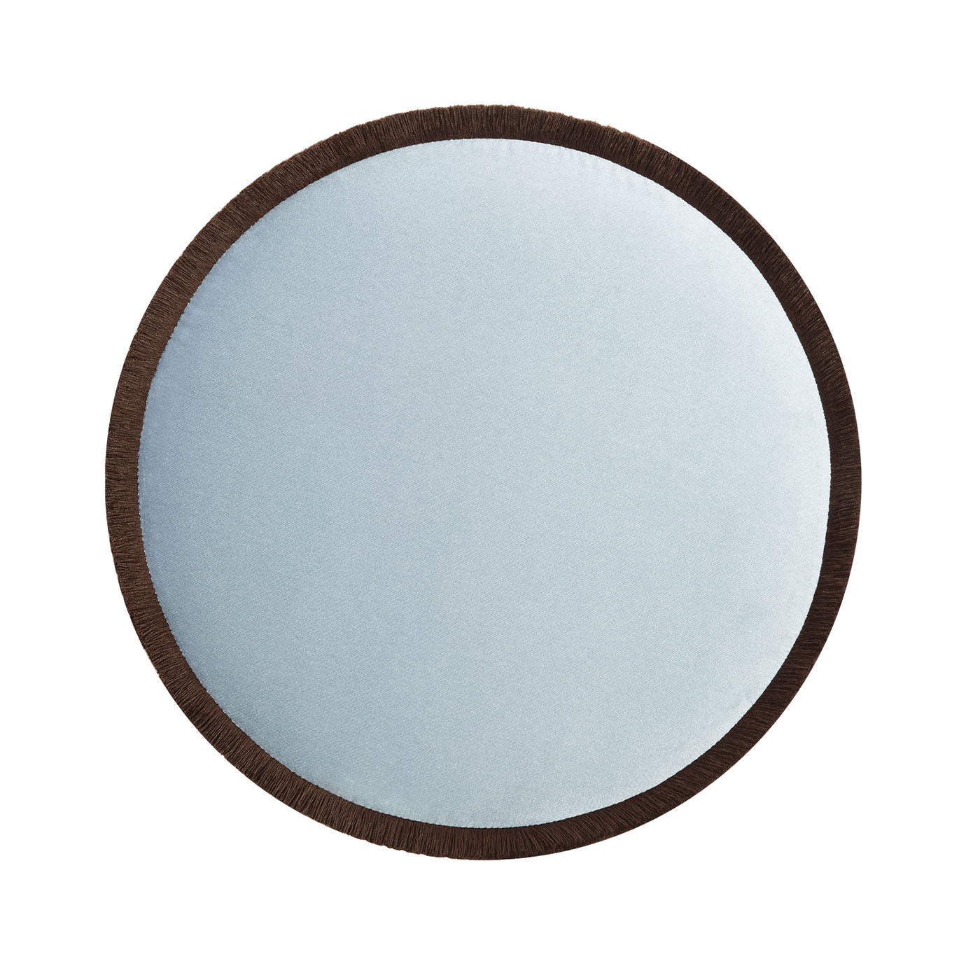 Graphic Brown And Light Blue Pouf - Alternative view 1