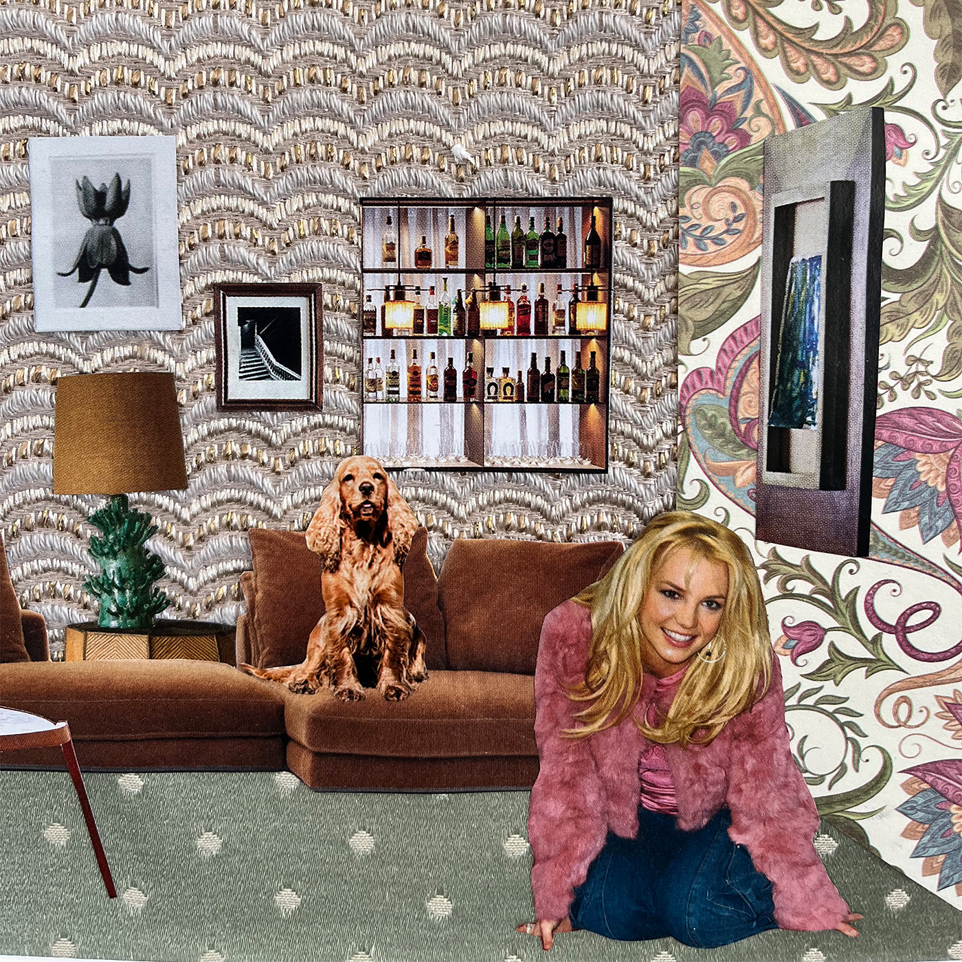 Britney Spears Collage mit wiederverwerteten Materialien - Alternative Ansicht 2