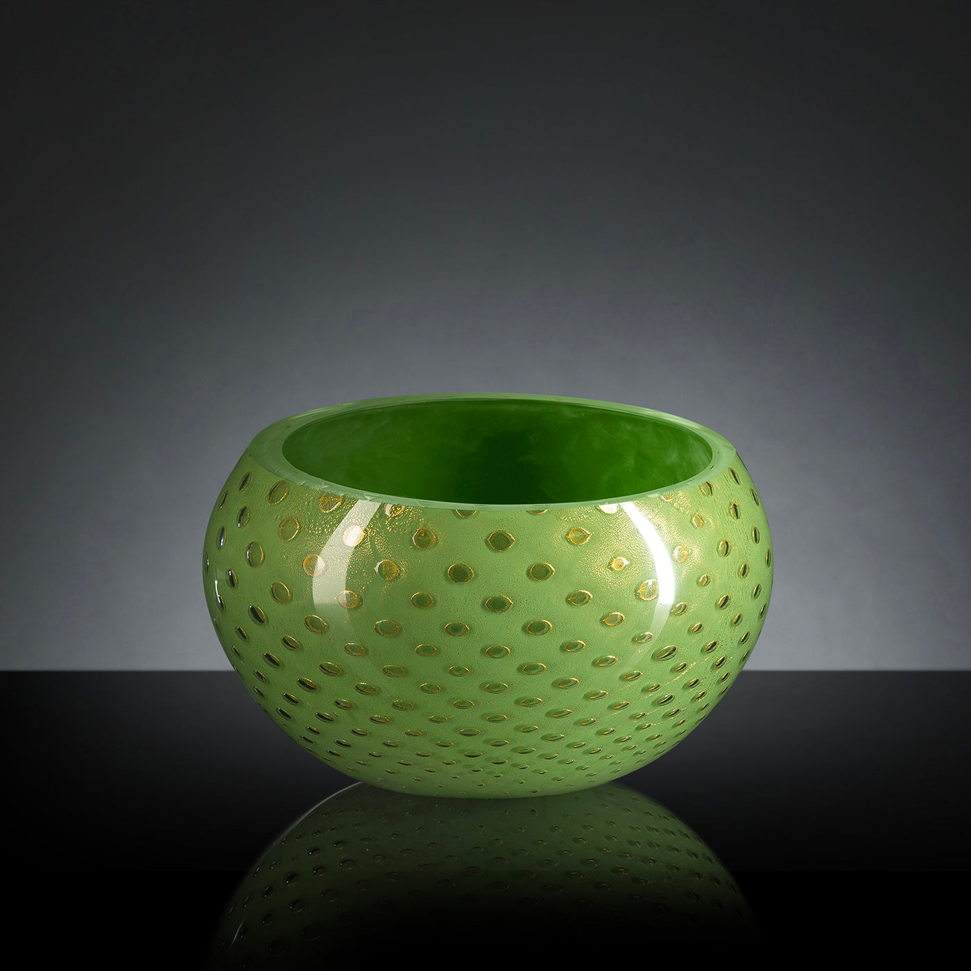 Mocenigo Gold & Light-Green Decorative Bowl - Alternative view 1