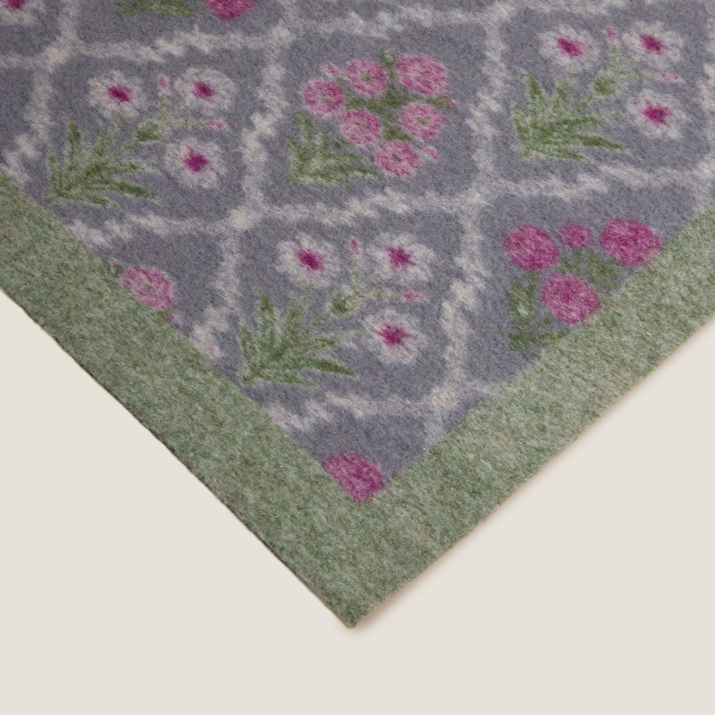 Couverture en laine rose d'Ispahan - Vue alternative 1