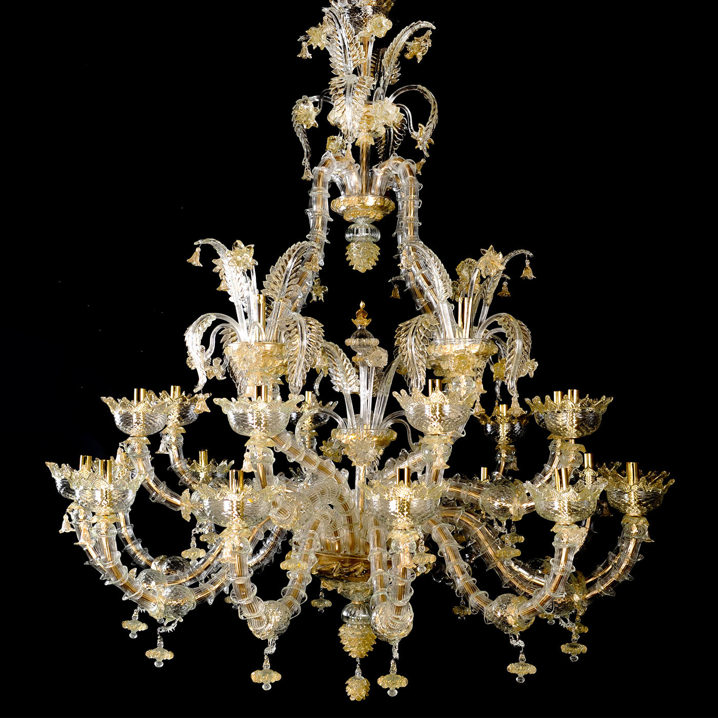 Rezzonico-style Gold and Crystal Chandelier #7 - Alternative view 2