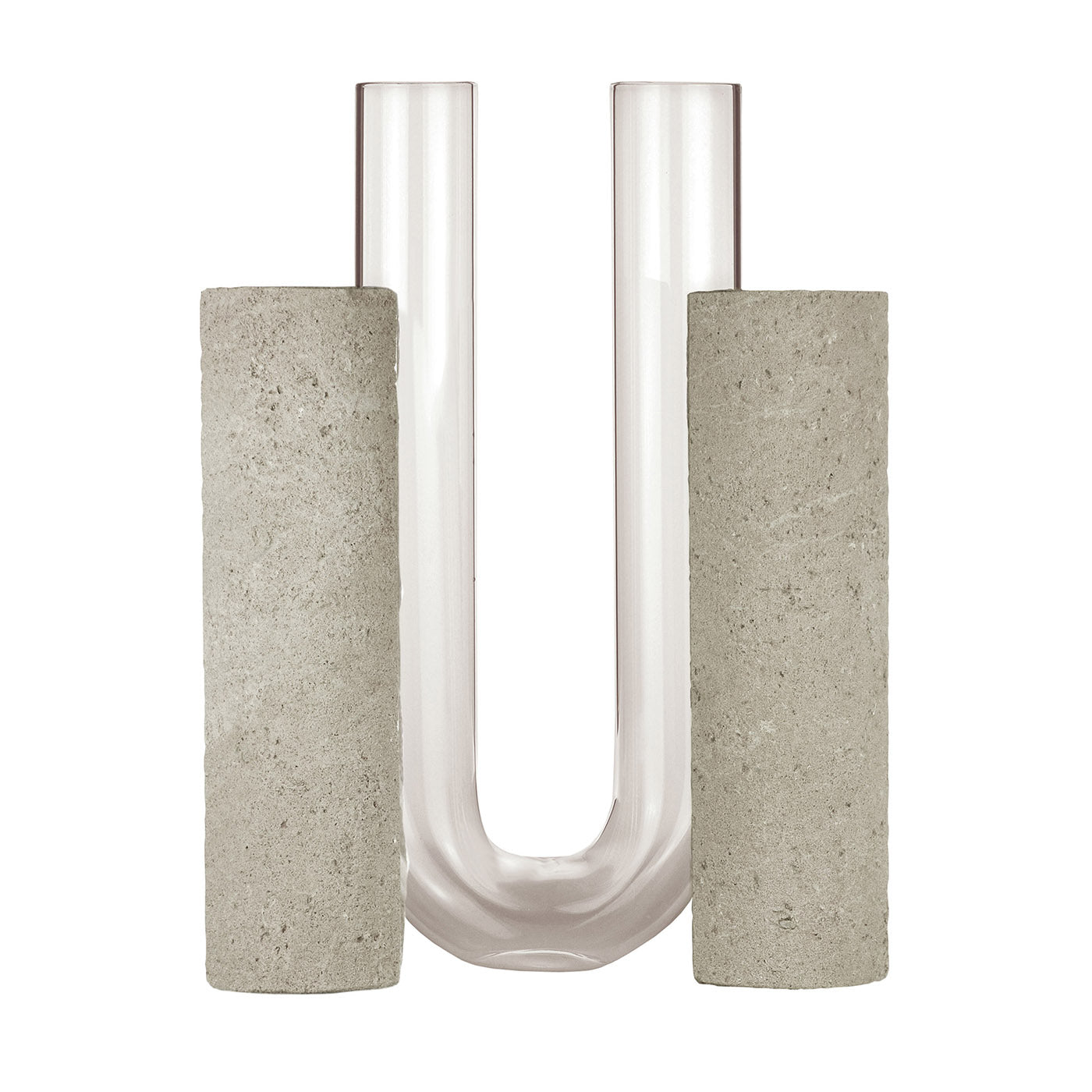 Cochlea Dello Sviluppo Soils Smoked Gray Vase - Main view