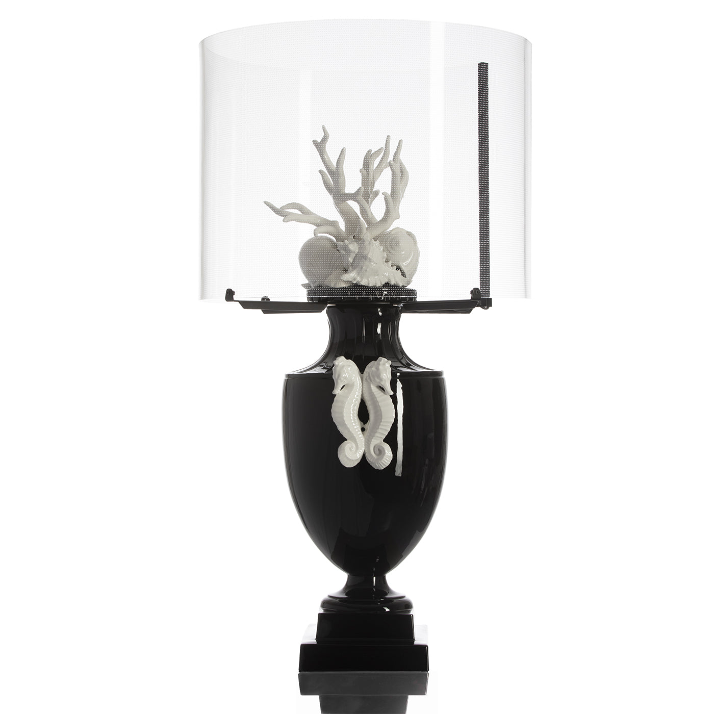 Okeanos Black and White Decòr Table Lamp  - Alternative view 1