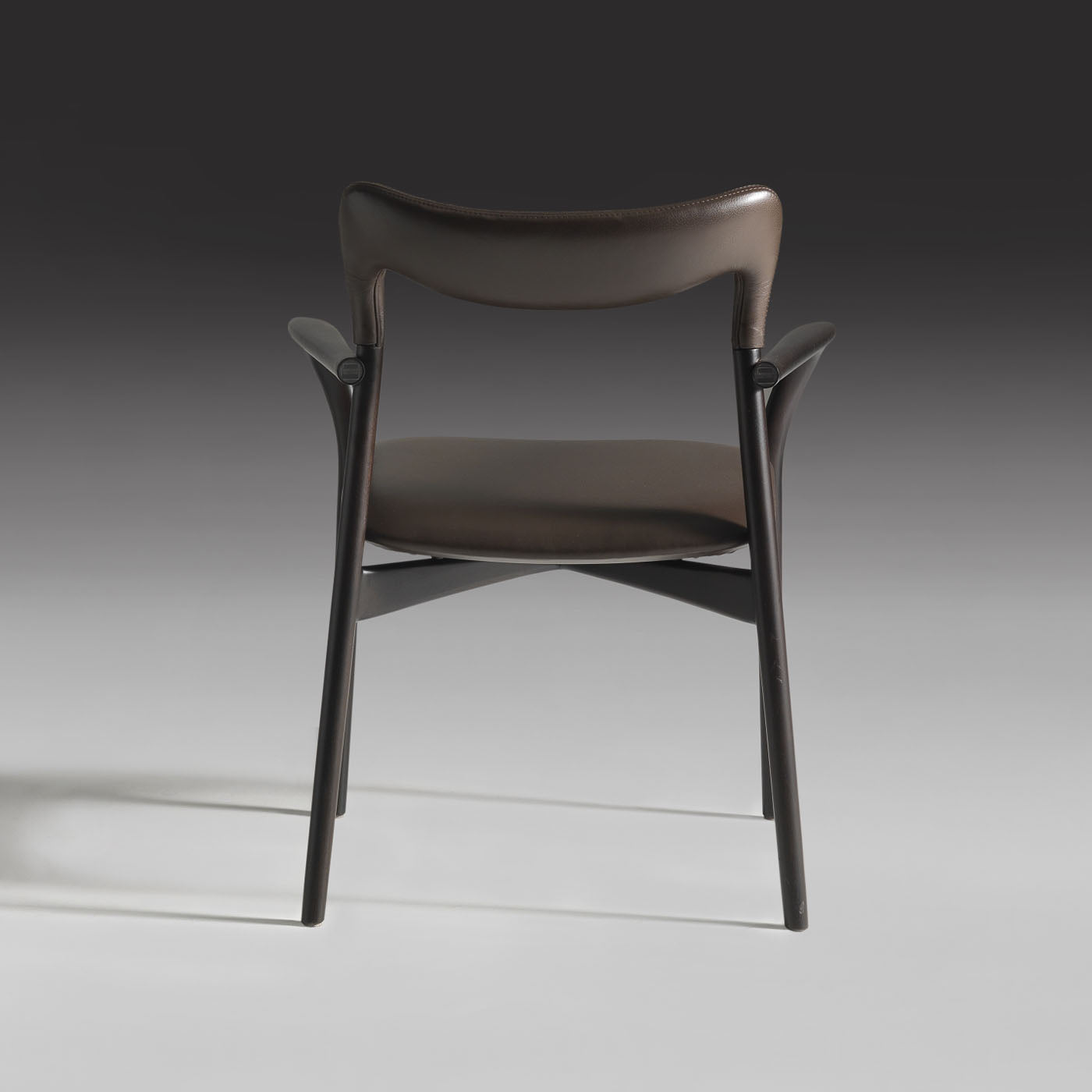 Achille Dark Leather Chair - Alternative view 2