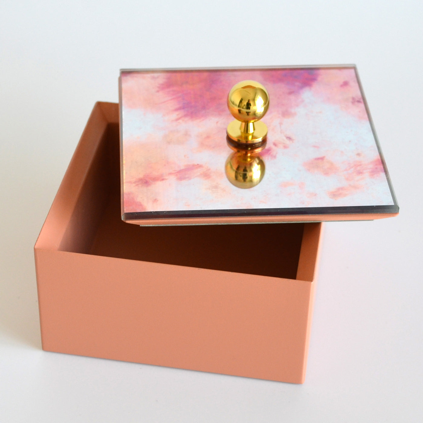 Jewelry Pink Mirror Box - Alternative view 1