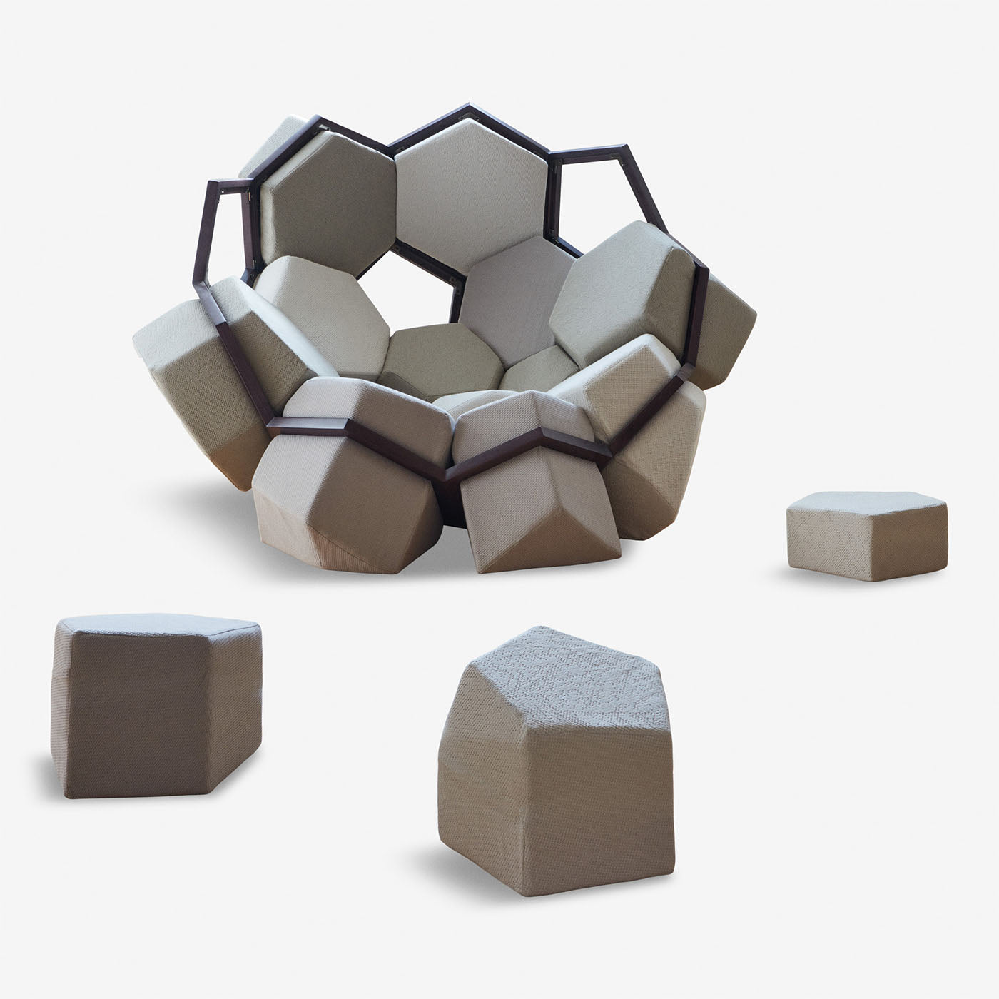 Quartz Ecological Armchair by CRTL ZAK and Davide Barzaghi - Alternative view 2