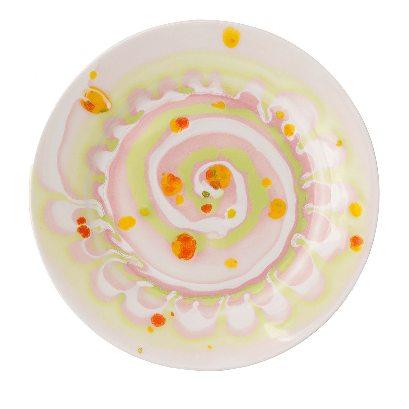 Set of 4 Spring Bread Rim Plates - Main view