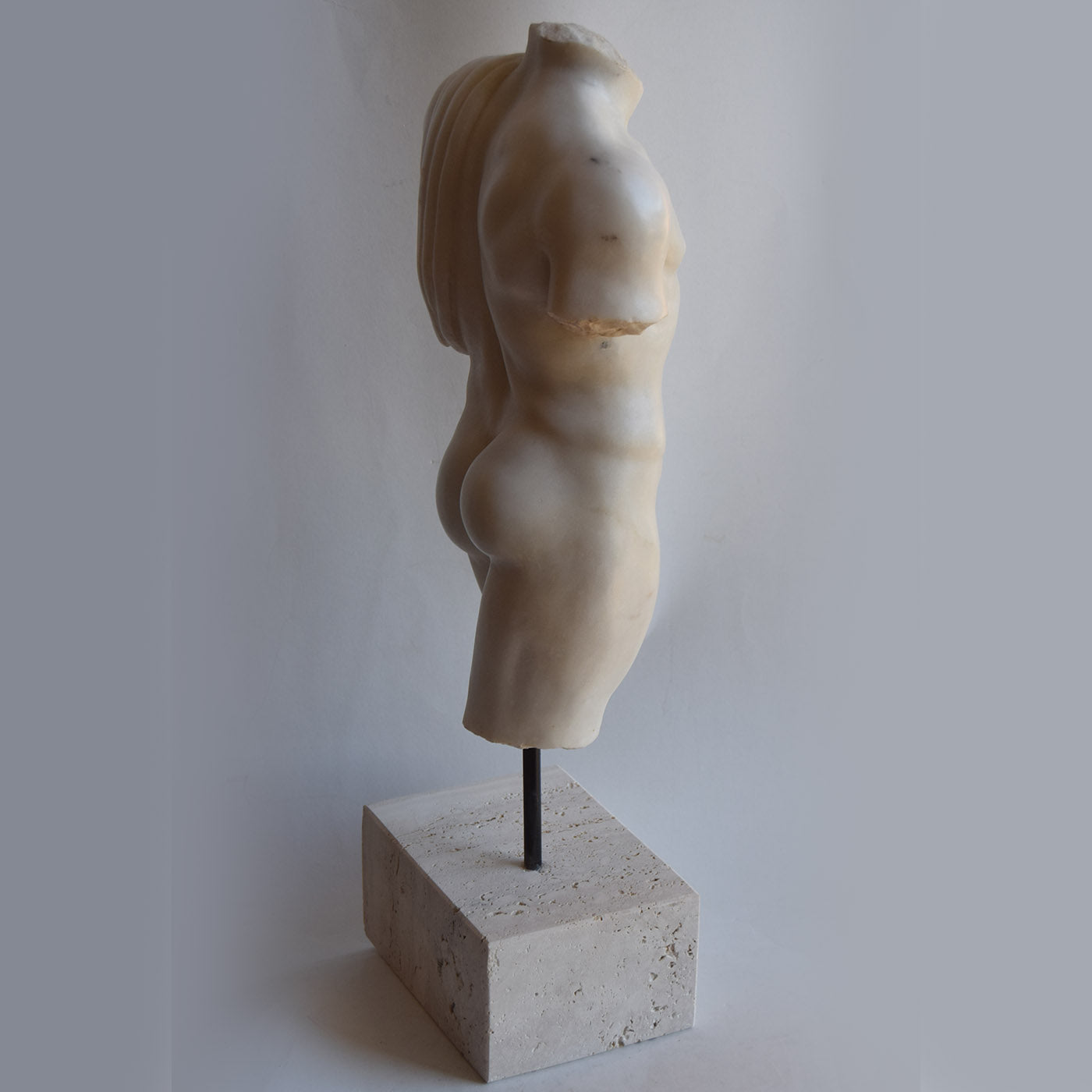 Draped Male Torso Sculpture - Alternative view 3