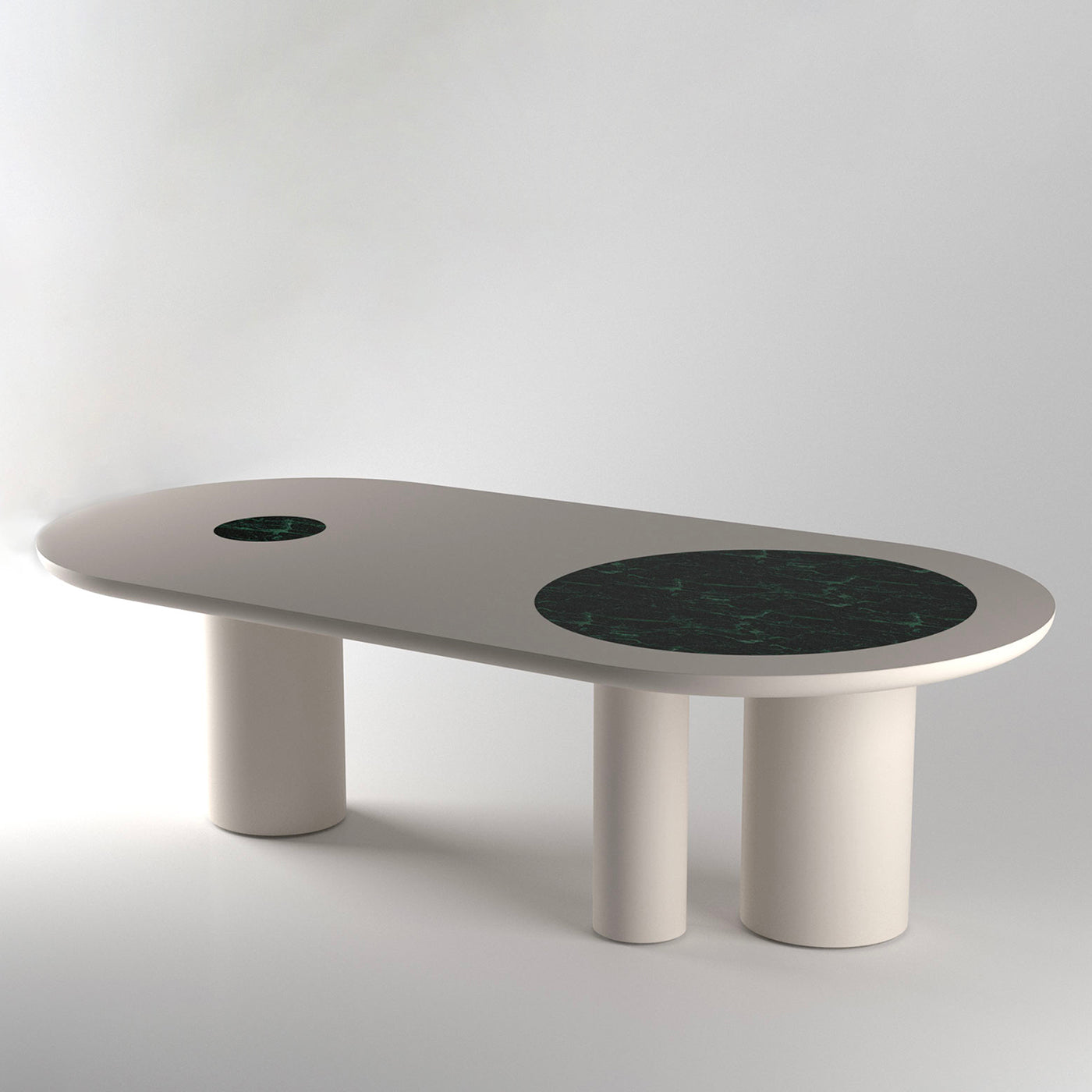 Oval White Table - Alternative view 1
