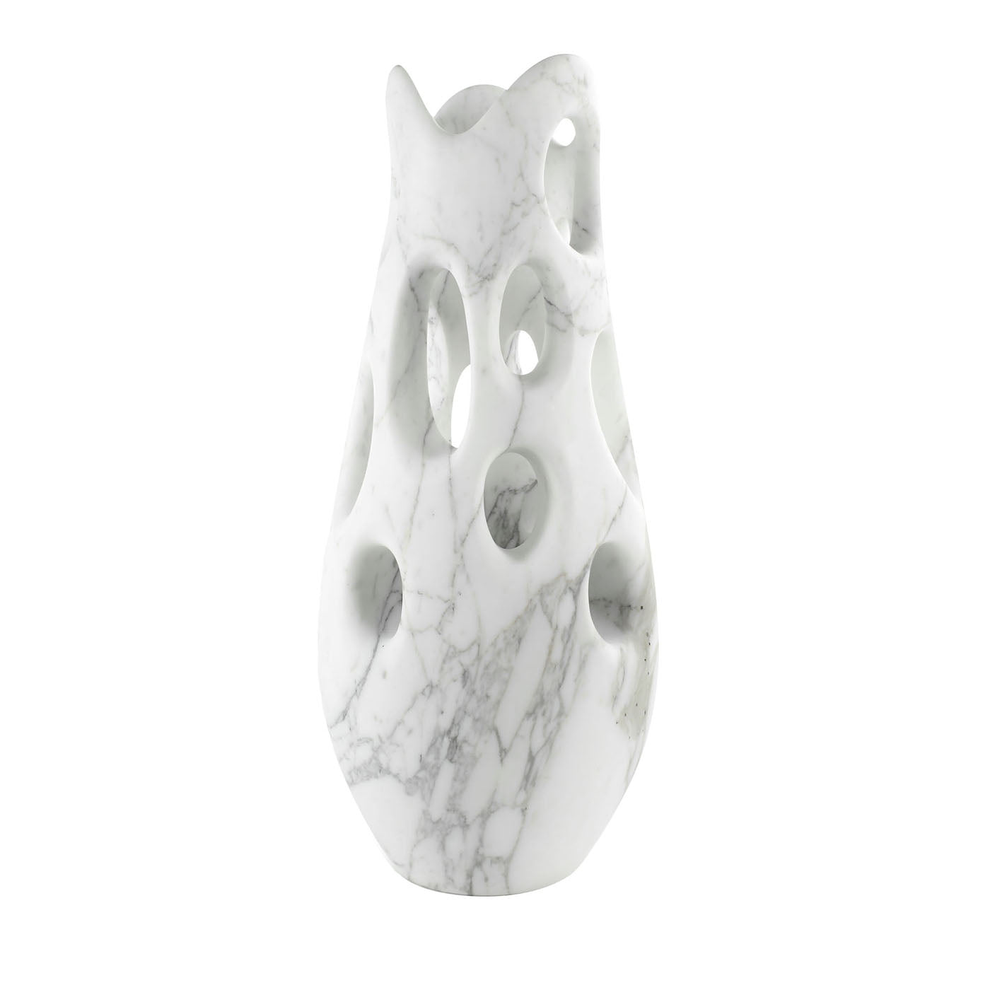 PV04 Arabescato-Marmor-Vase - Hauptansicht