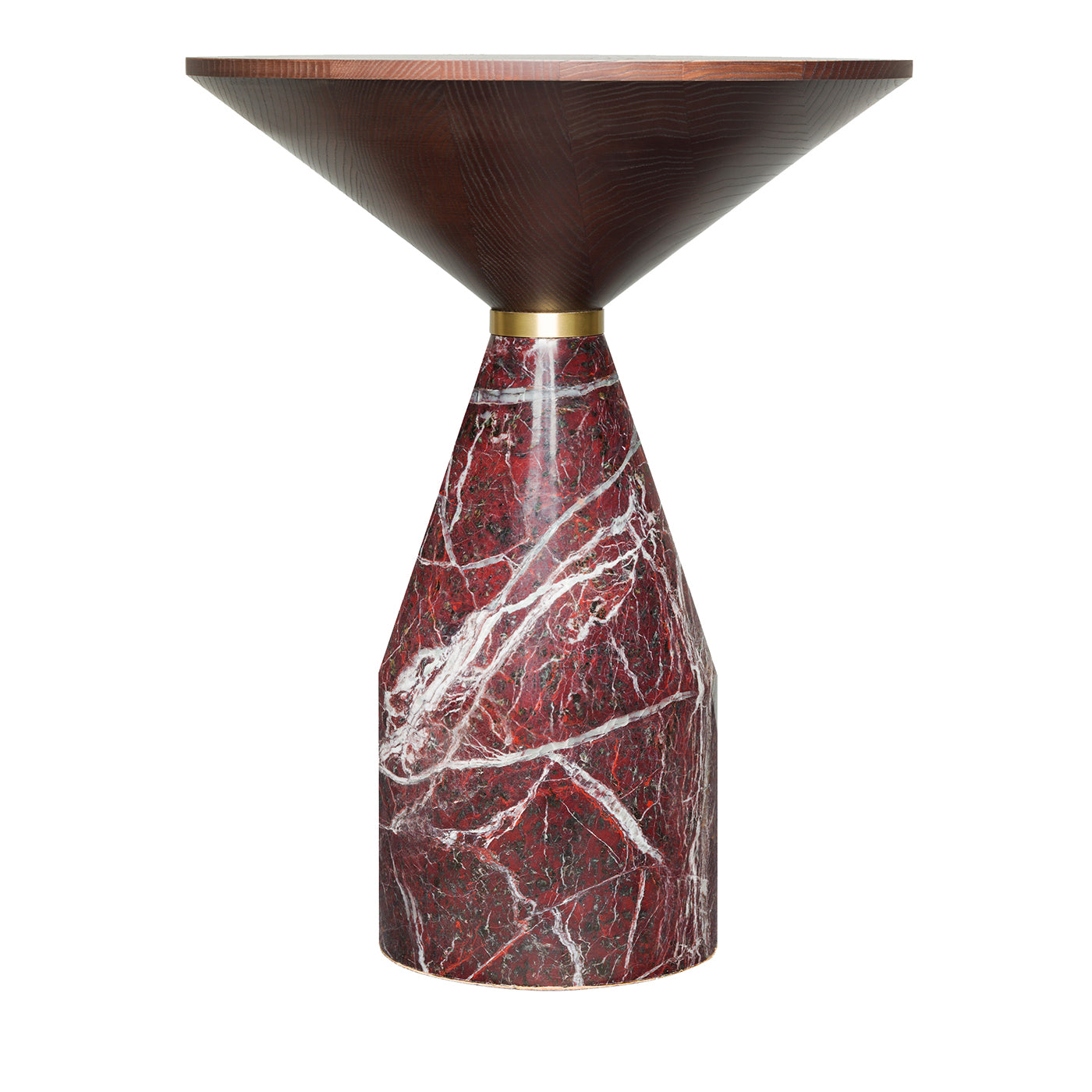 Cino Small Red Marble Table - Main view