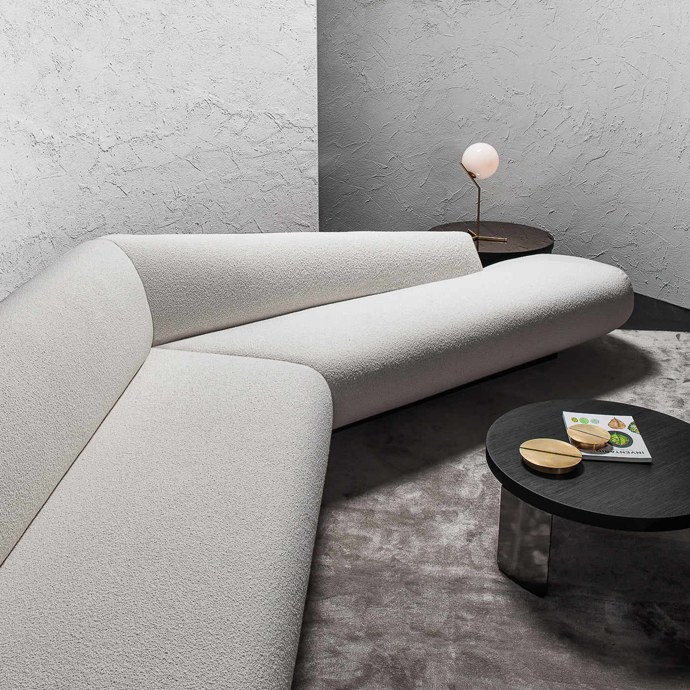 Bolid 370 Angular White Sofa by Gianluigi Landoni - Alternative view 2