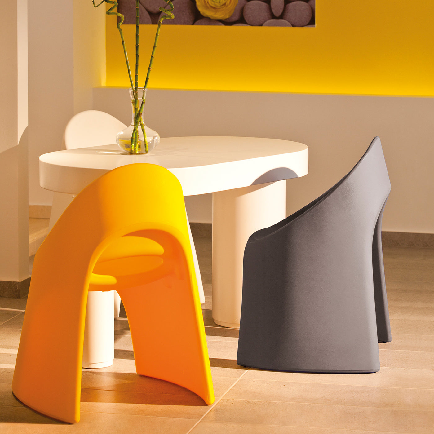 Chaise jaune Amélie - Vue alternative 2