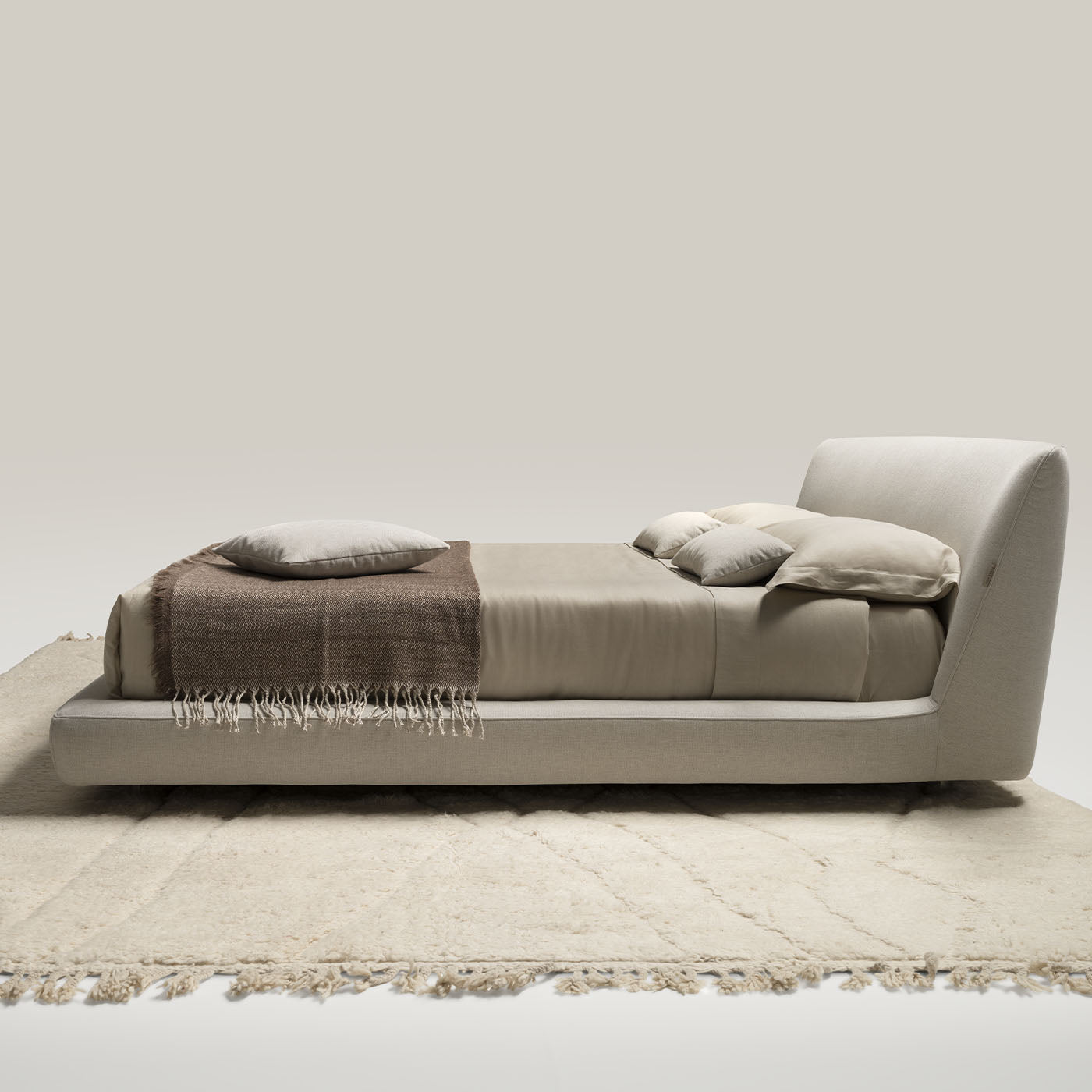 Athene Beige Fabric Bed - Alternative view 3