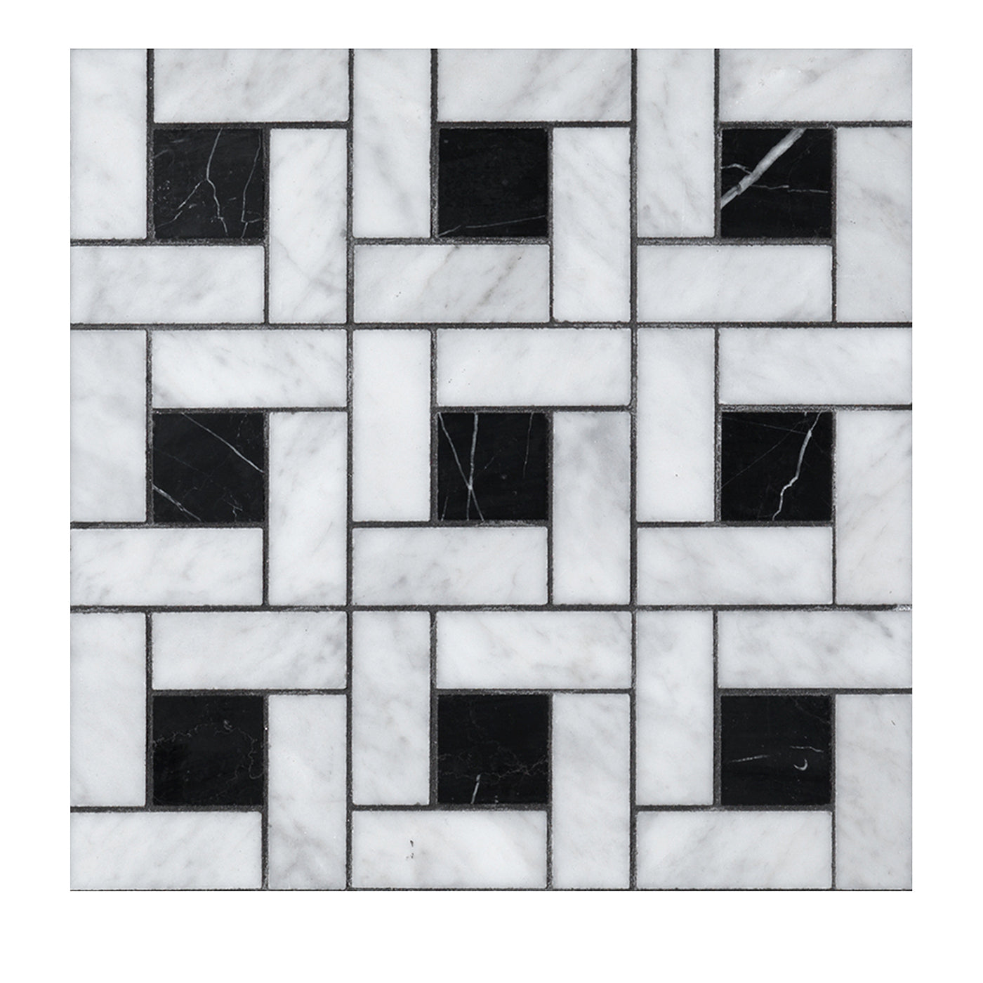 Elite 4 Weißer Carrara-Marmor-Fußboden - Hauptansicht