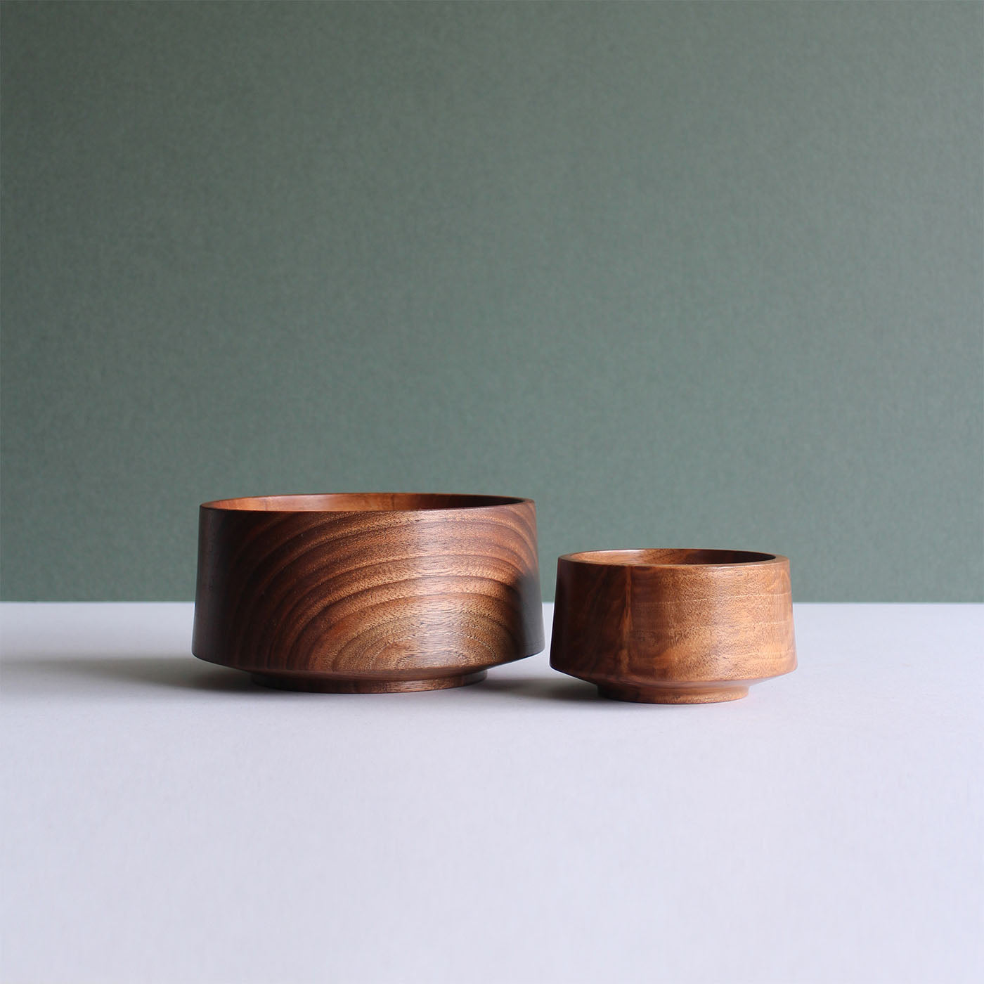 Set of 2 Walnut Bowls Picta | Artemest