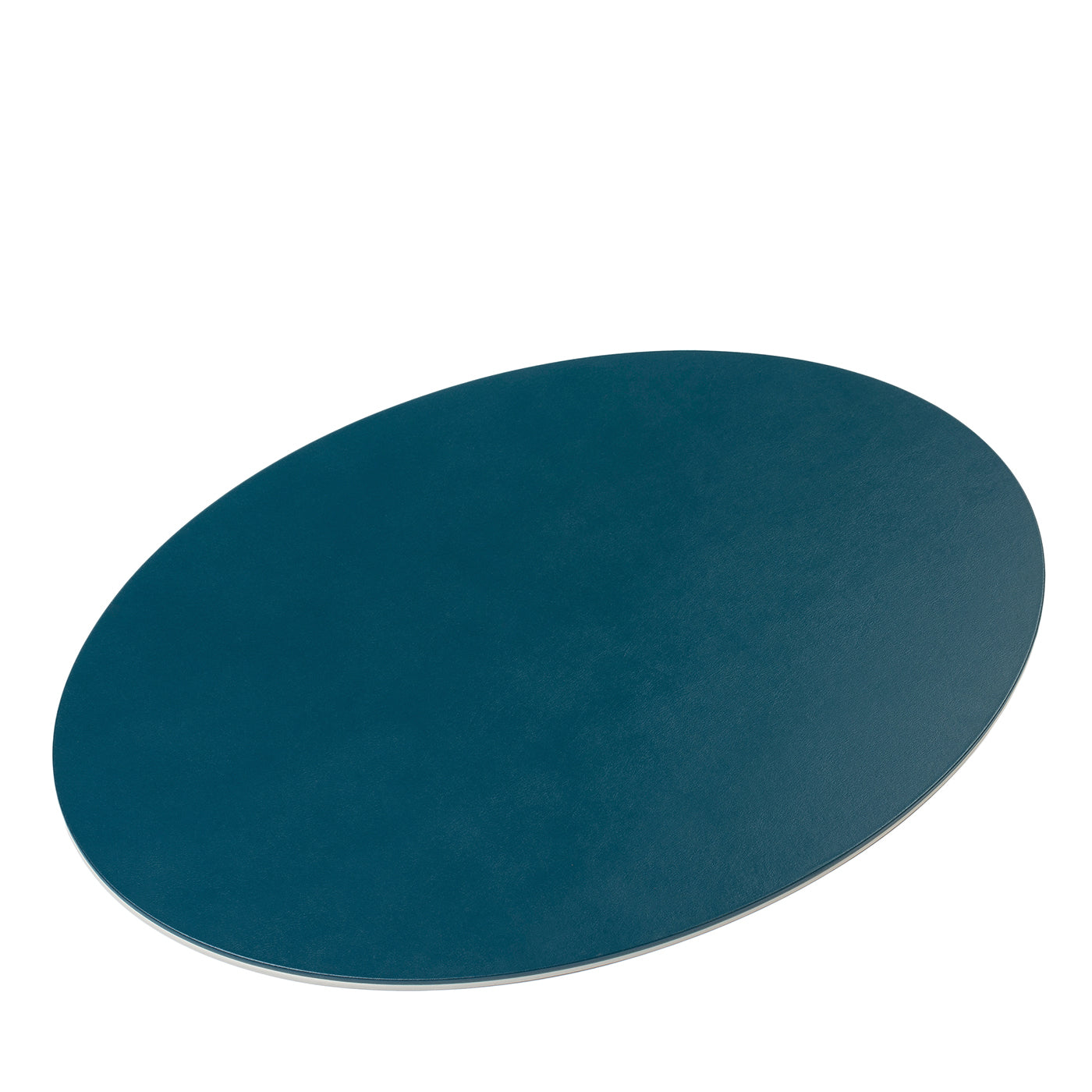 Set de table ovale Mondrian Amalfi Blue et Luna White - Vue principale