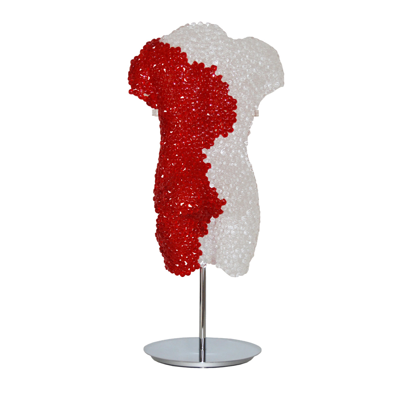 Escultura Body Crystal Red con sistema de retroiluminación - Vista principal