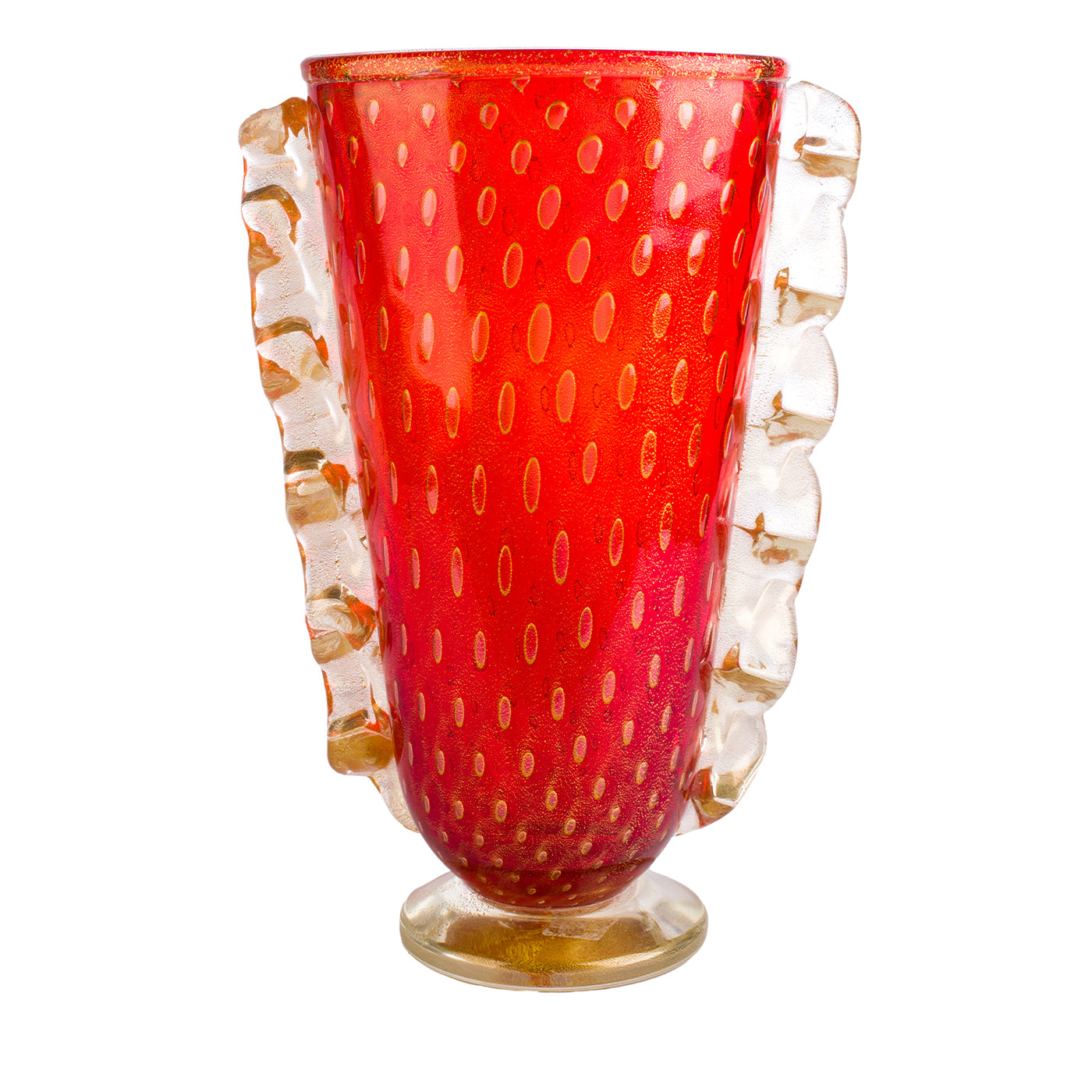 Vase rouge et or Stmatcordon - Vue principale
