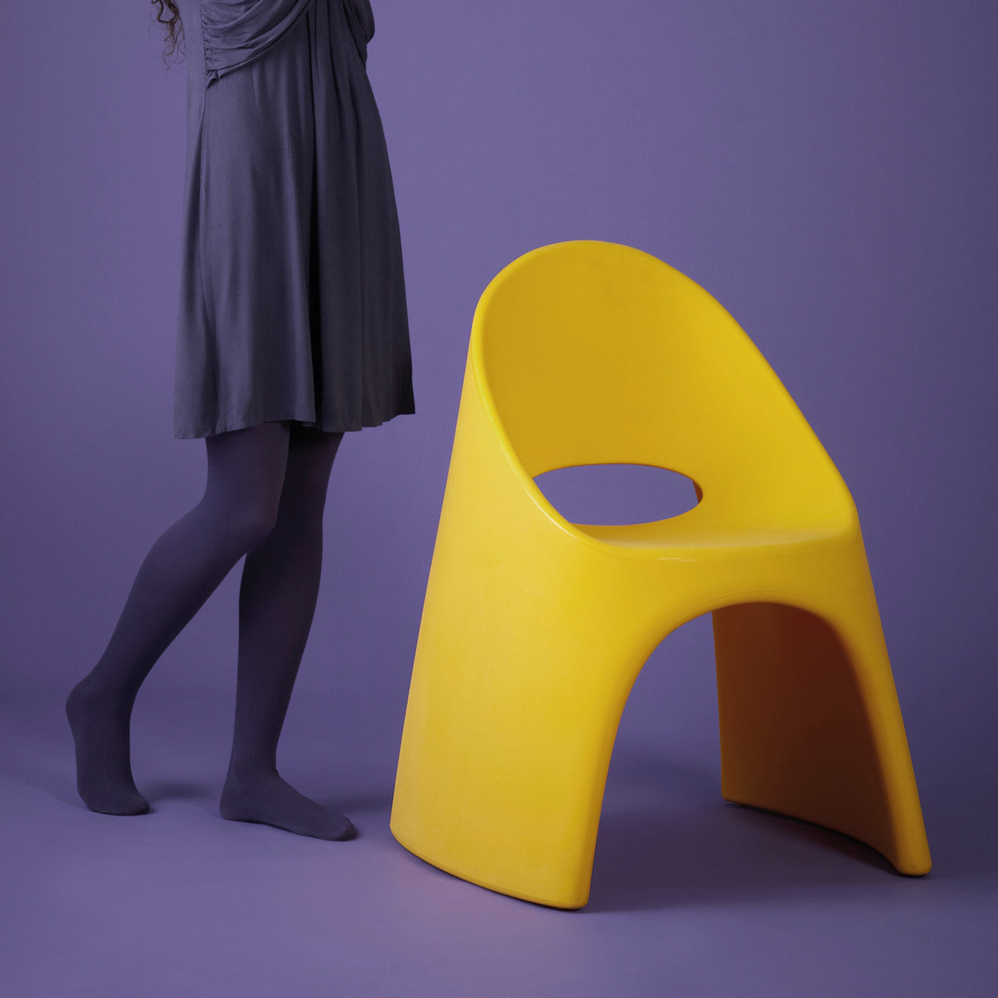 Chaise jaune Amélie - Vue alternative 1
