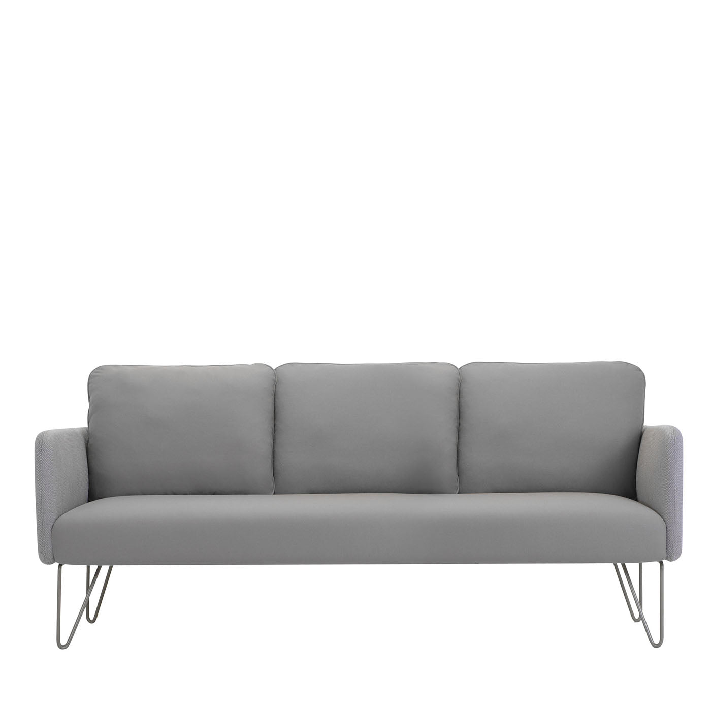 Doumo Grey 3-Seater Sofa By Setsu &amp; Shinobu Ito - Vue principale