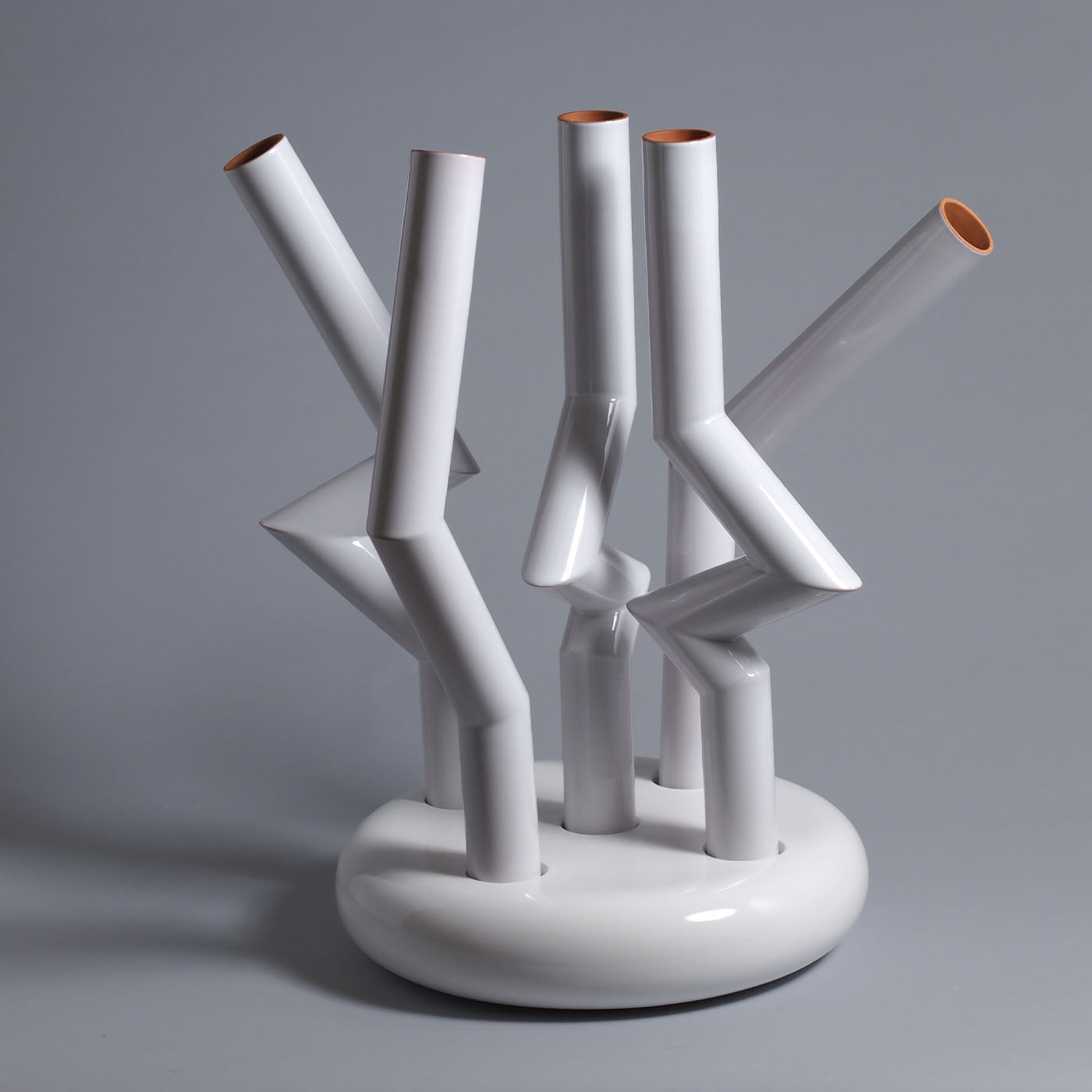Periferie - 2021 White Vase by Ennio Nonni - Alternative view 1