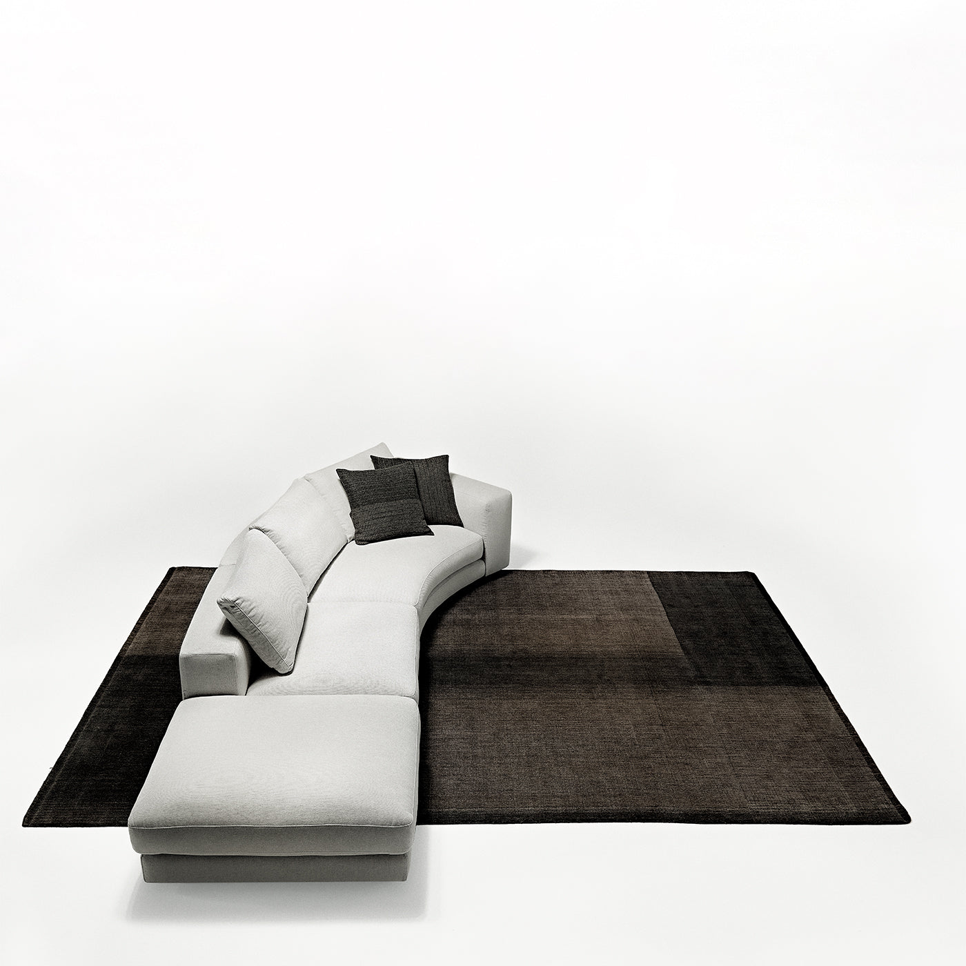 Rio Curved Modular Beige Sofa by Ludovica + Roberto Palomba - Alternative view 2