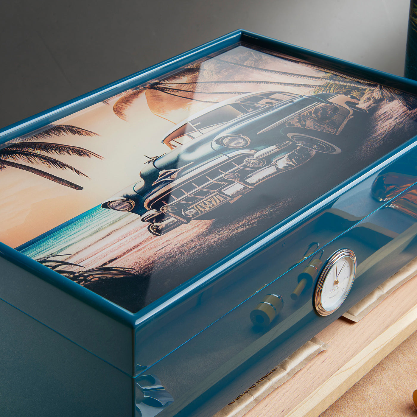 Havana-inspired Powder Blue Humidor (Special Club Edition) Morici ...