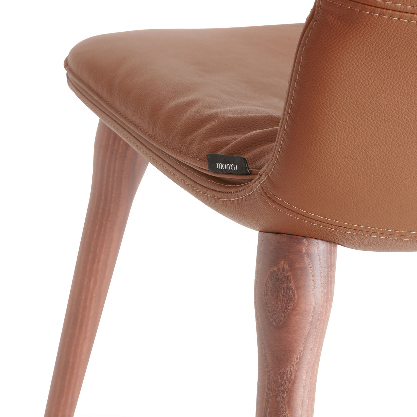 Coco Cognac-Toned Leather Chair - Alternative view 4