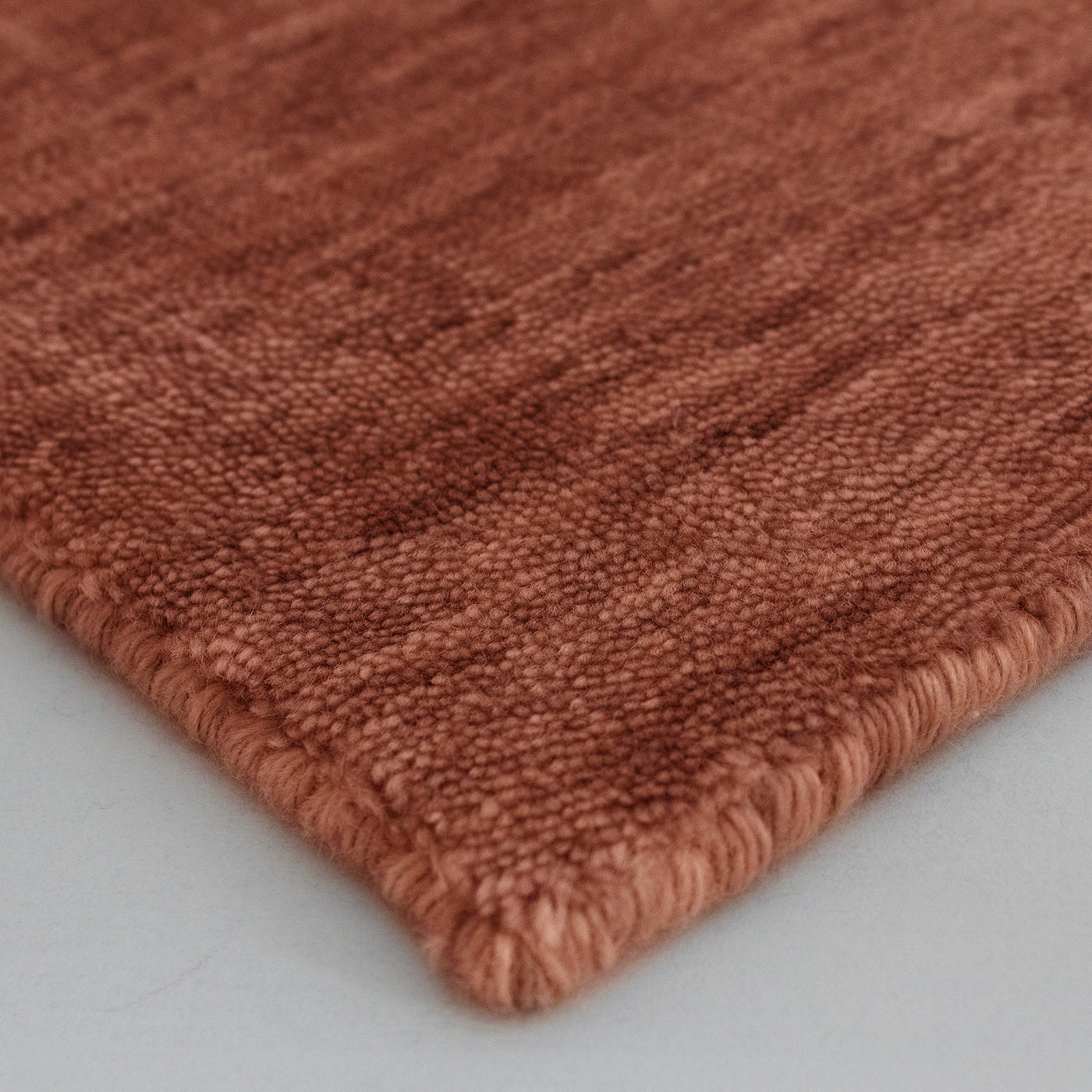 Bamboo Shaded Rectangular Bronze Bamboo Silk Rug - Alternative view 1