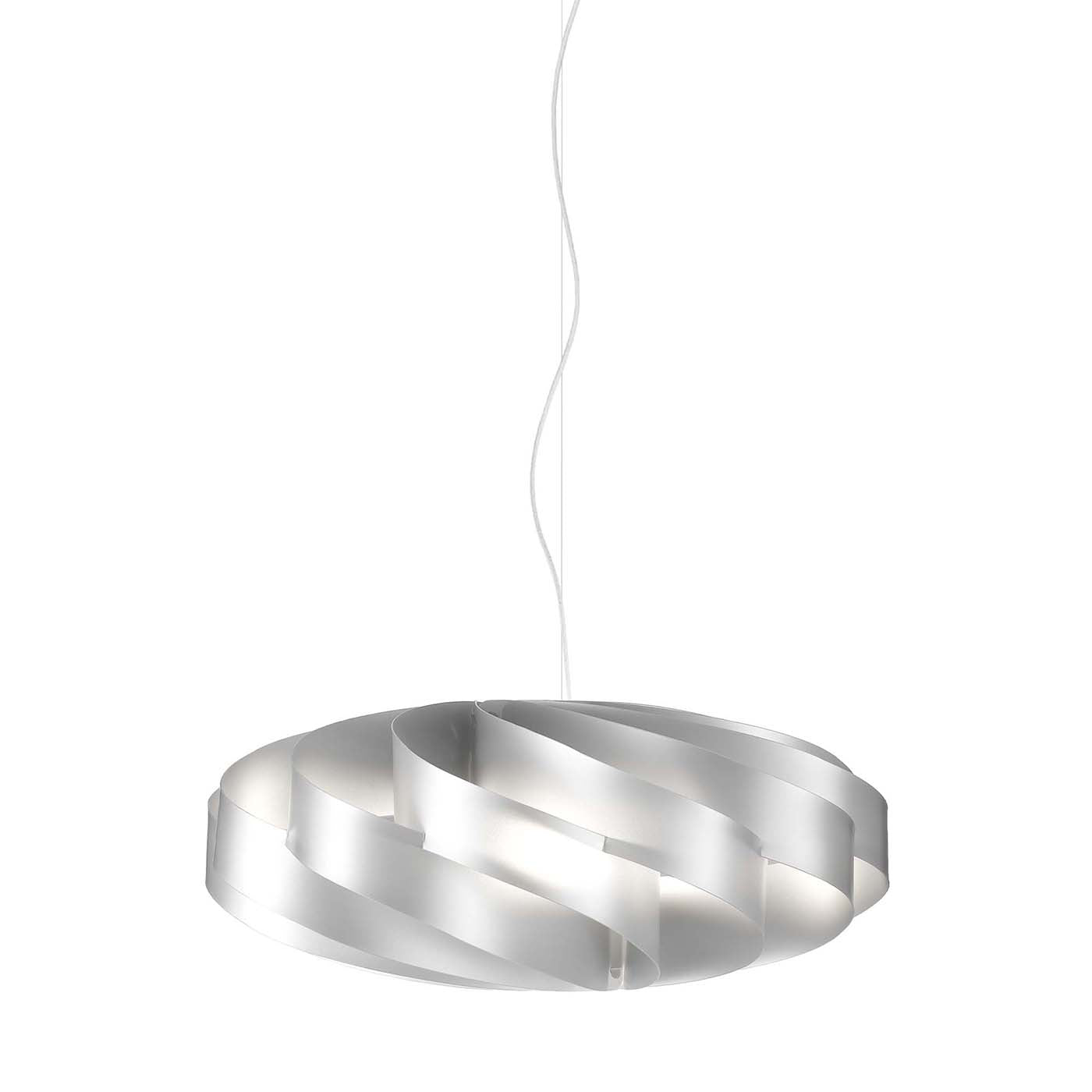 Flat Silver Pendant Lamp - Main view