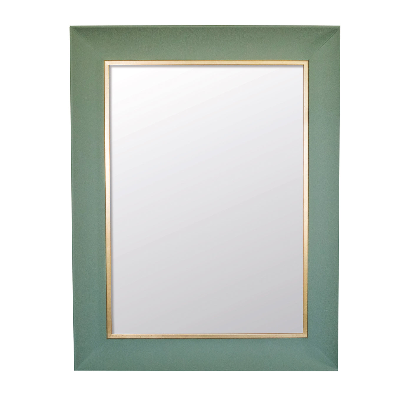 Arco Contemporary Green Mirror - Main view