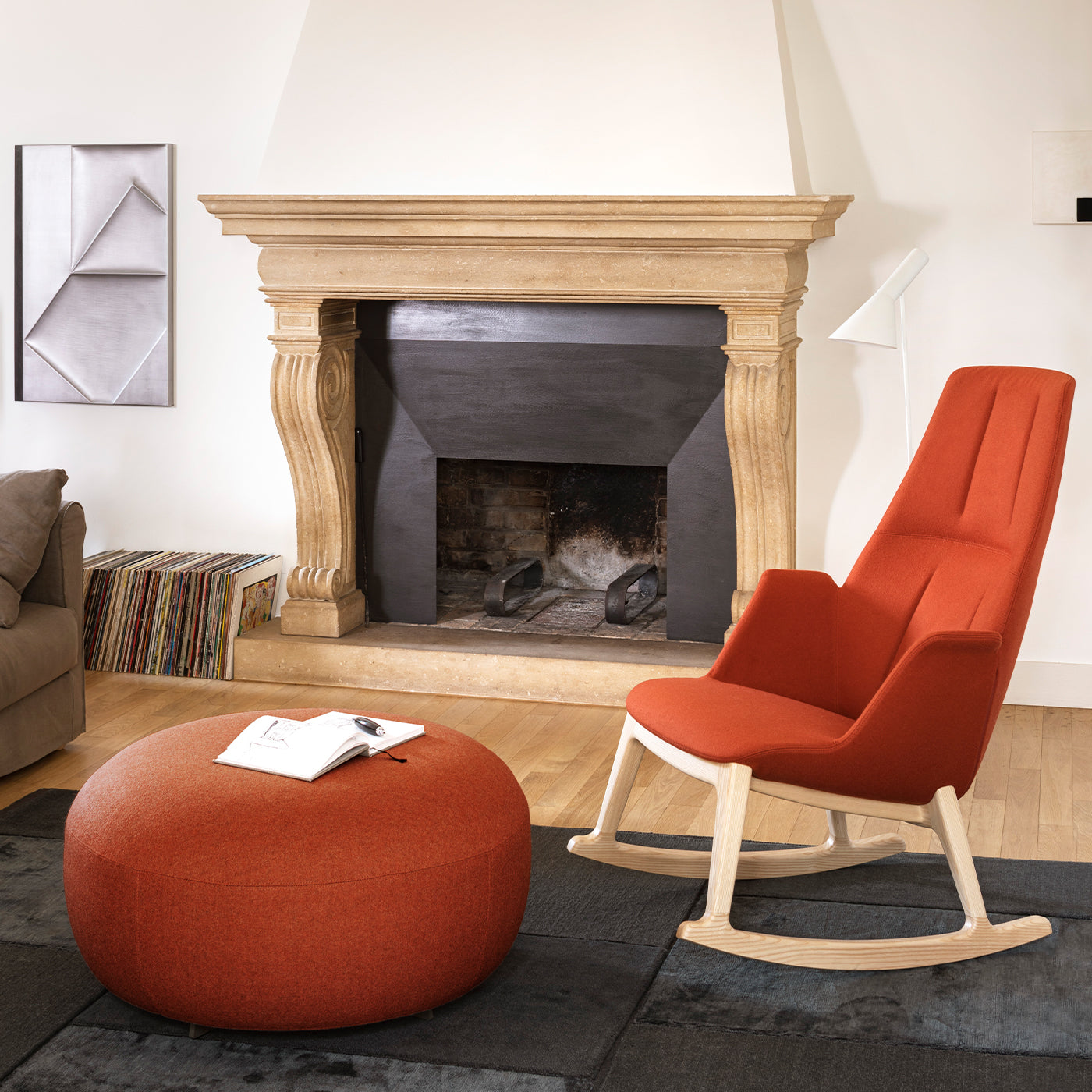 Hive Red Armchair by Camira - Alternative view 4