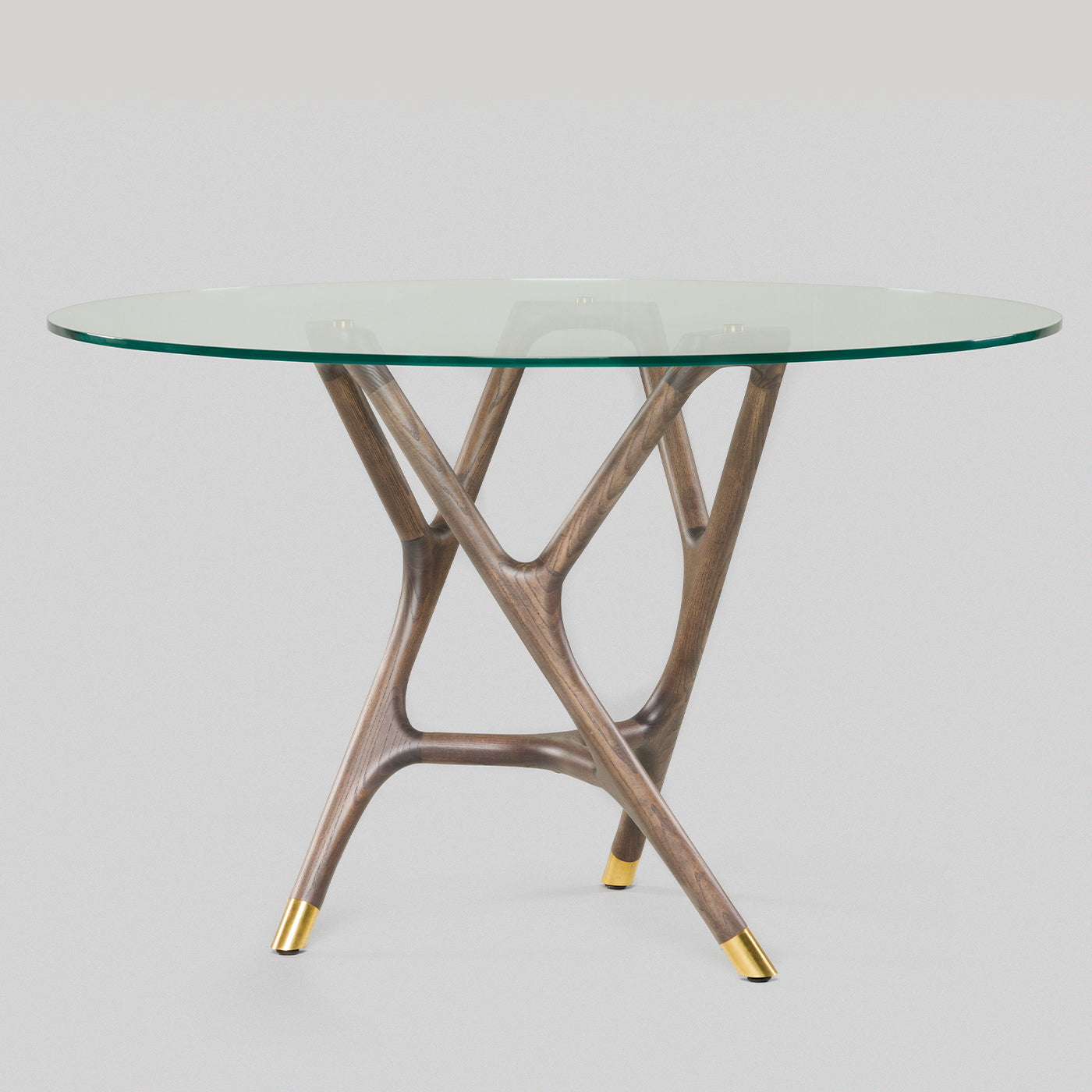 Joyce Wood and Glass Round Table - Alternative view 3