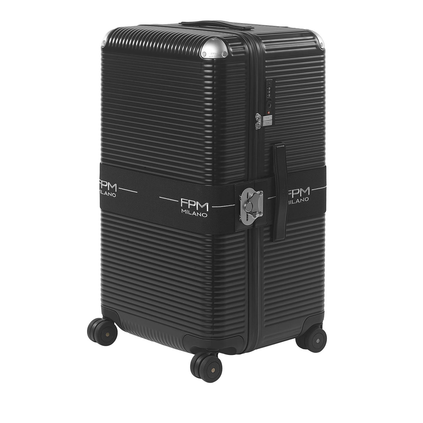 Bank Zip Deluxe Black On Wheels Medium Luggage (Bagage moyen à roulettes) - Vue principale