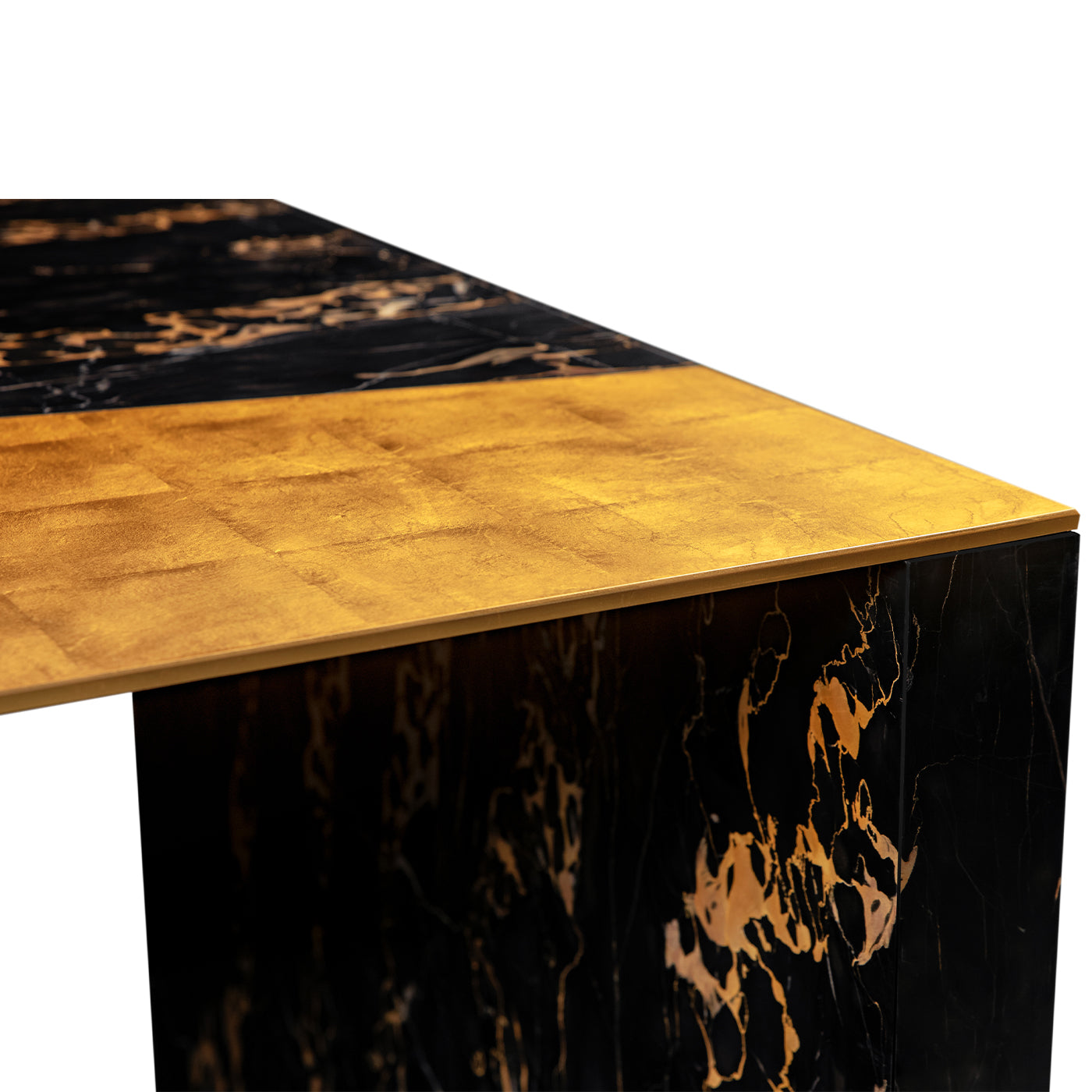 Tabula Rasa N°1 Gold Table by MM Design - Alternative view 1