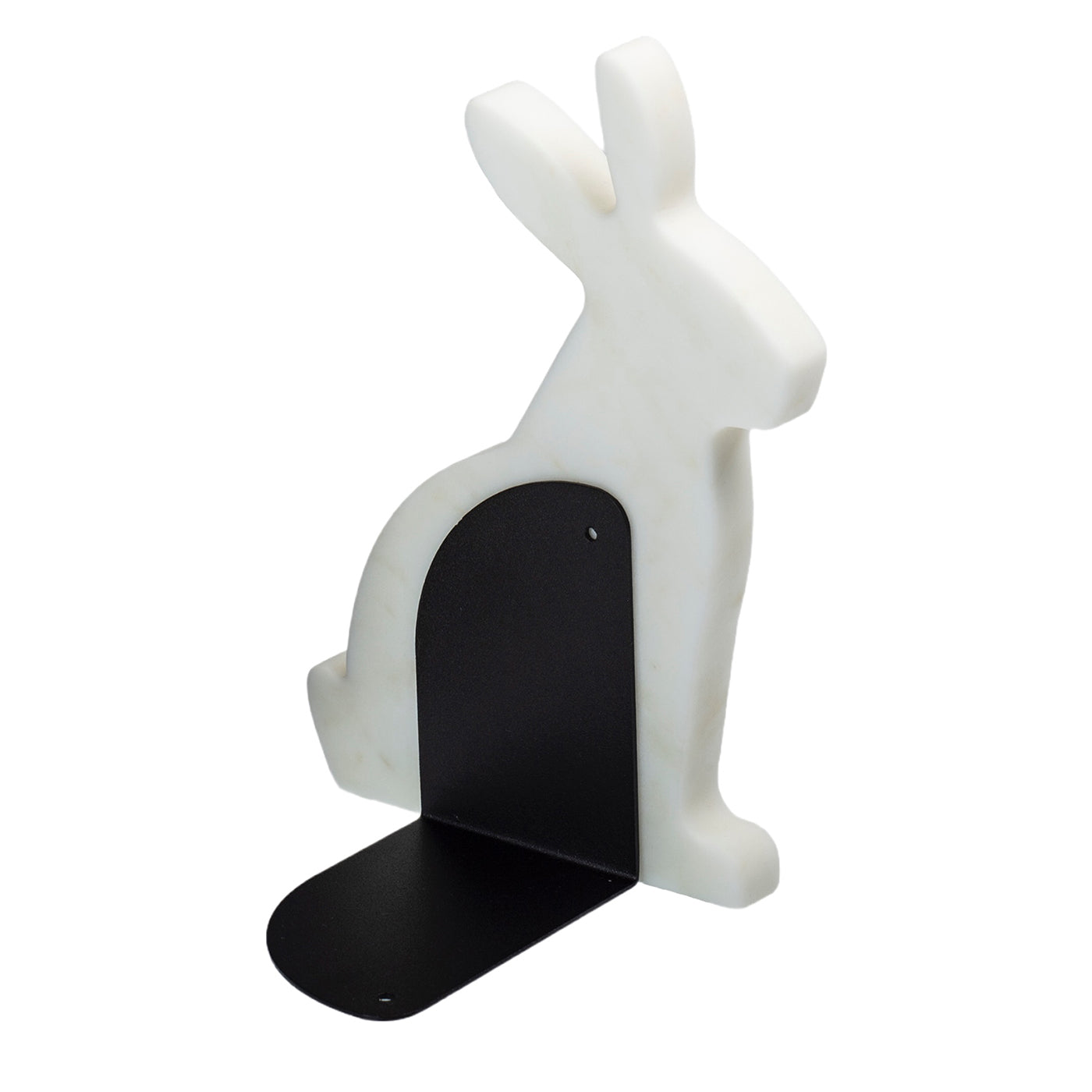 Juego de 2 sujetalibros de carrara blanca Bunny by Alessandra Grasso - Vista alternativa 2